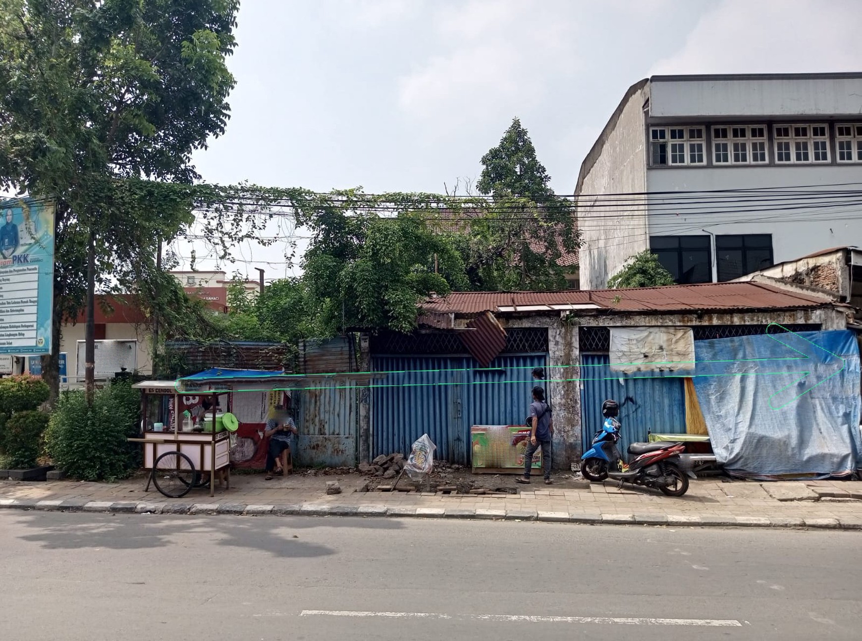 Dijual tanah pinggir jalan protokol di Cimone, Tangerang