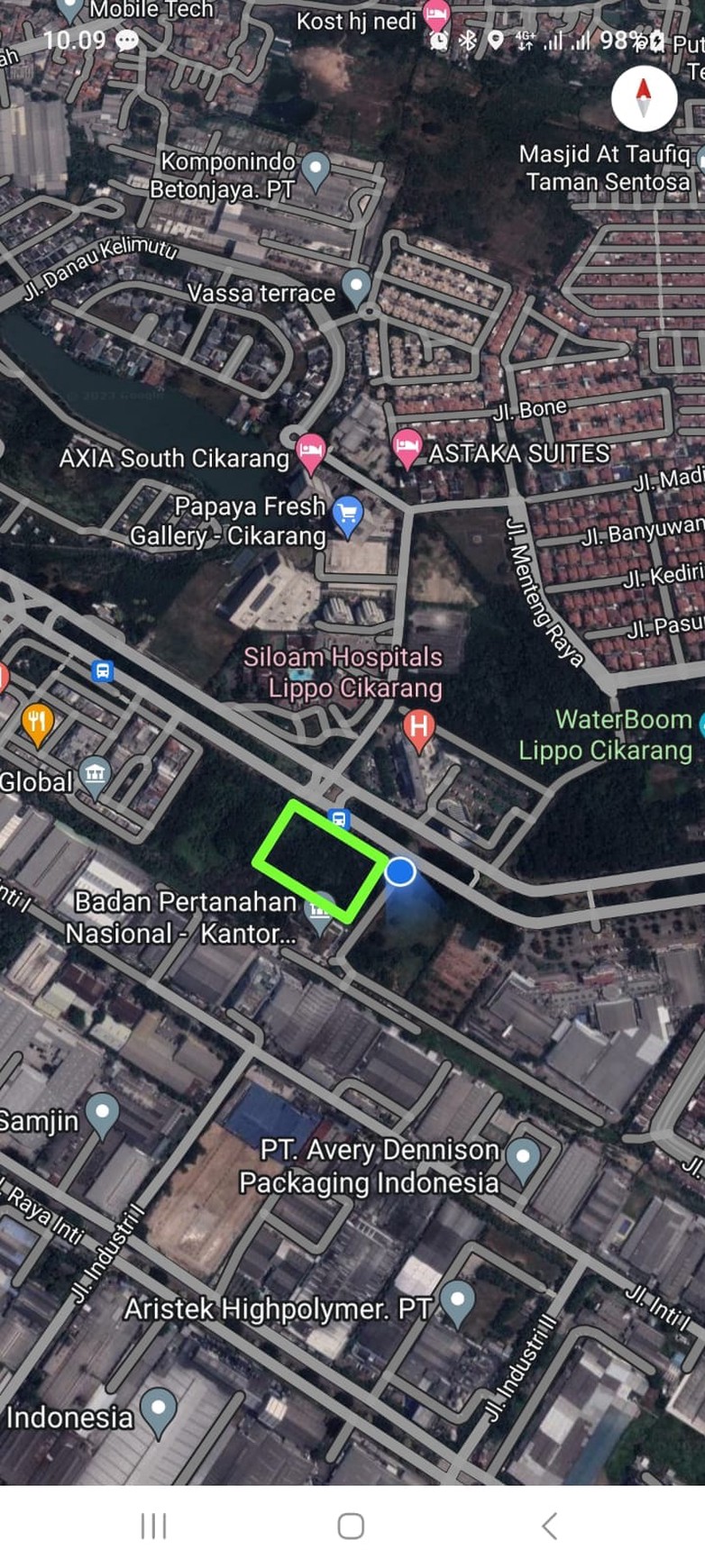 Kavling Tanah di Lippo Cikarang Cibatu Cikarang Selatan