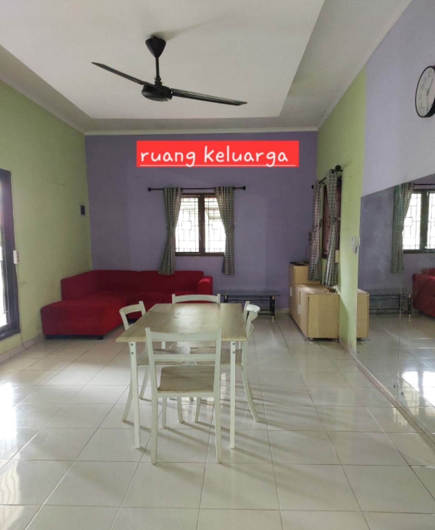 Paviliun rumah kecil furnished halaman luas di Pesanggrahan Jakarta Selatan