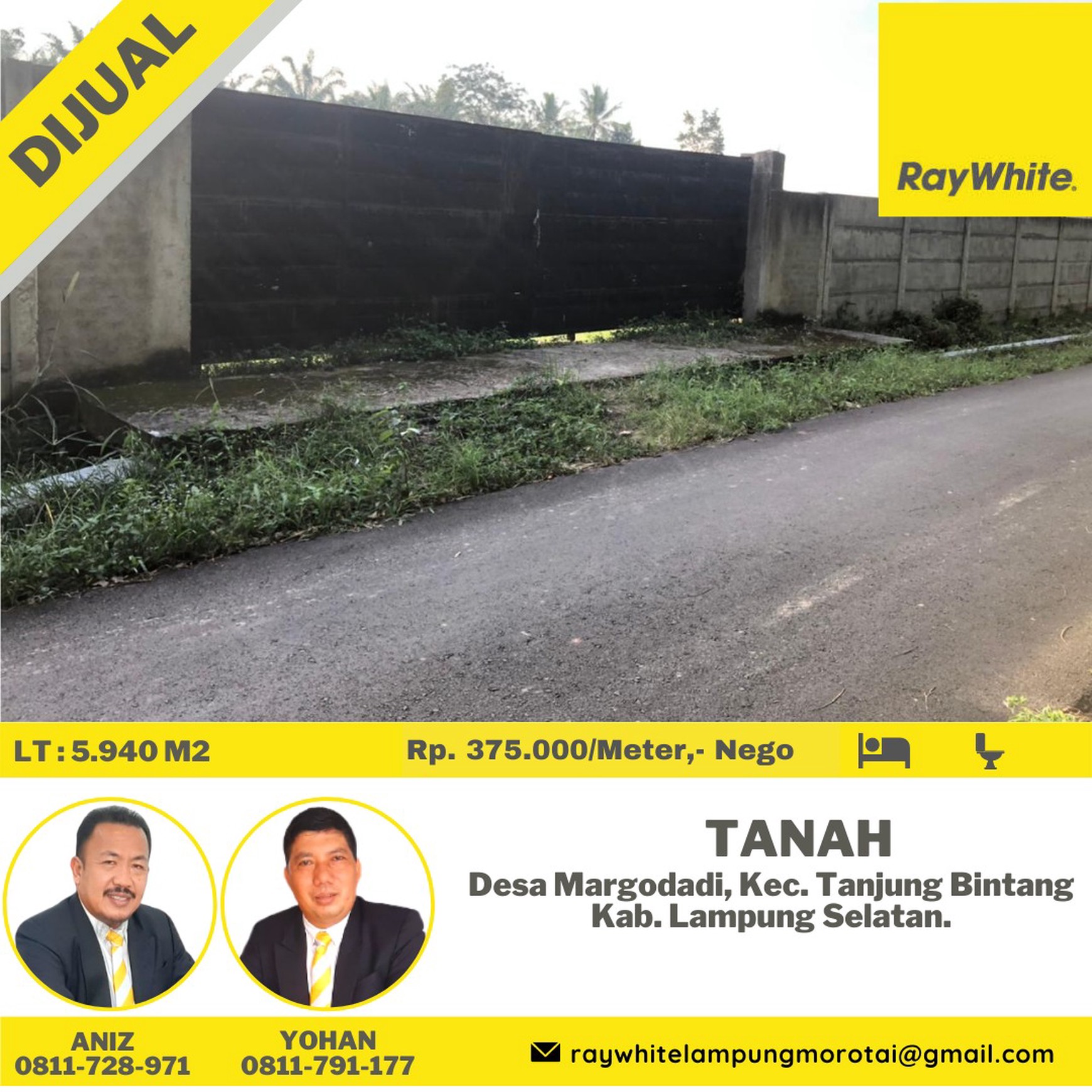 dijual tanah murah tanjung bintang