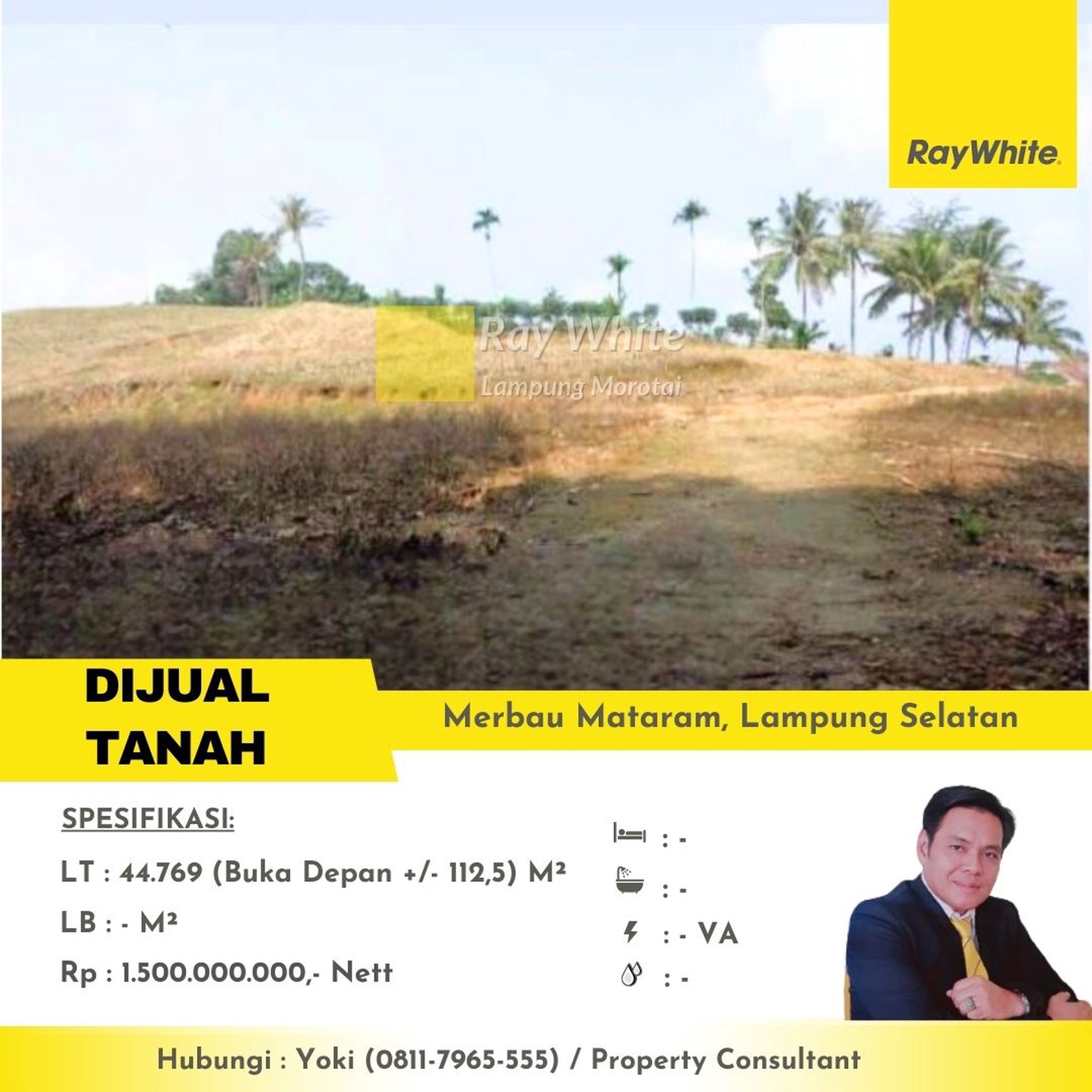 dijual tanah merbau mataram