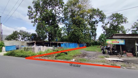 Tanah Pekarangan 407 Meter Persegi Lokasi Dekat Stadion Maguwoharjo Depok Sleman