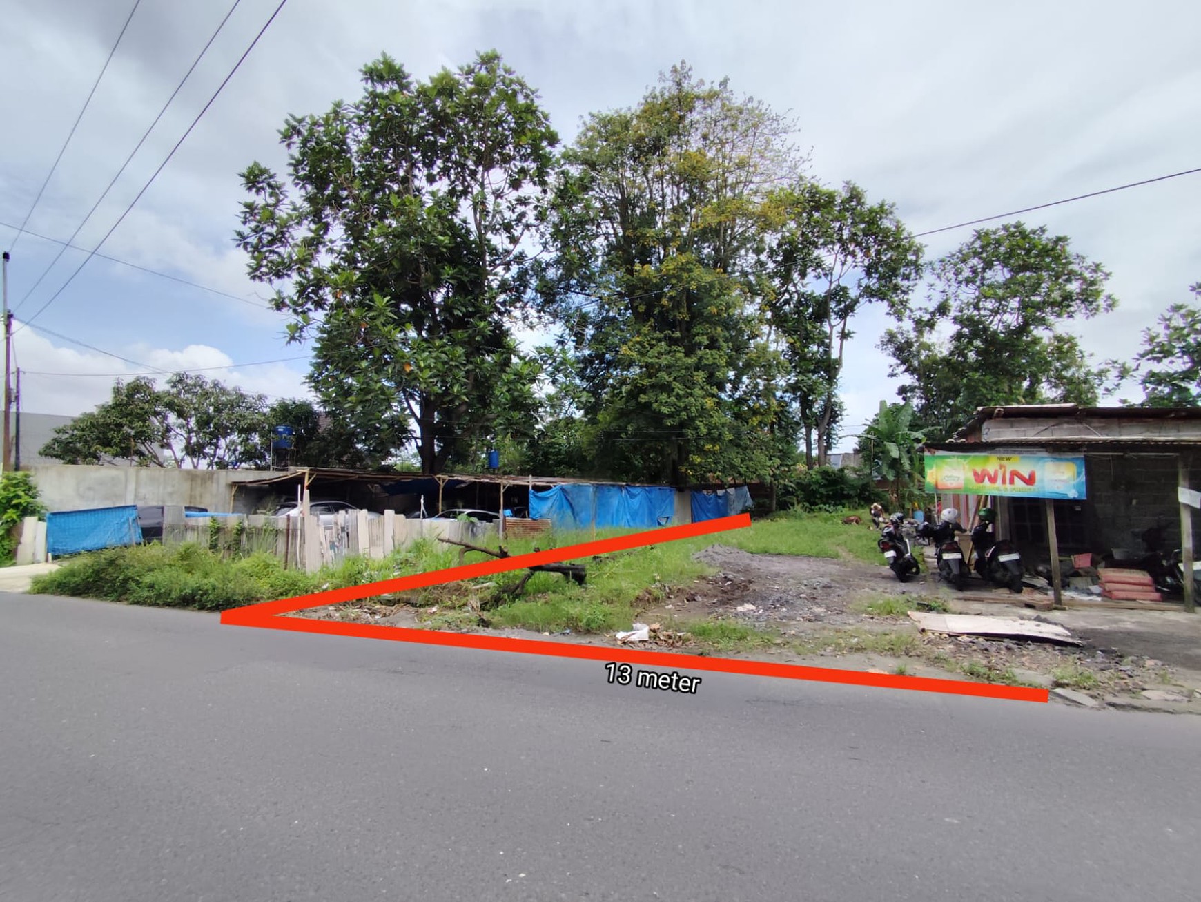 Tanah Pekarangan 407 Meter Persegi Lokasi Dekat Stadion Maguwoharjo Depok Sleman