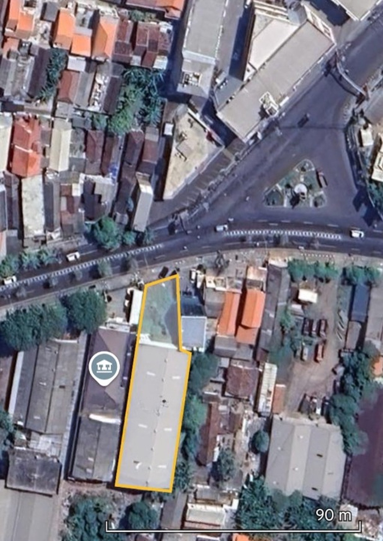 DIJUAL Gudang ex Showroom Jl. Wahidin Sudirohusodo Gresik