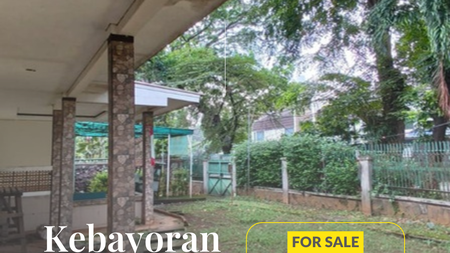 Dijual Rumah Hitung Tanah Posisi Hoek di Kebayoran Baru, Jakarta Selatan