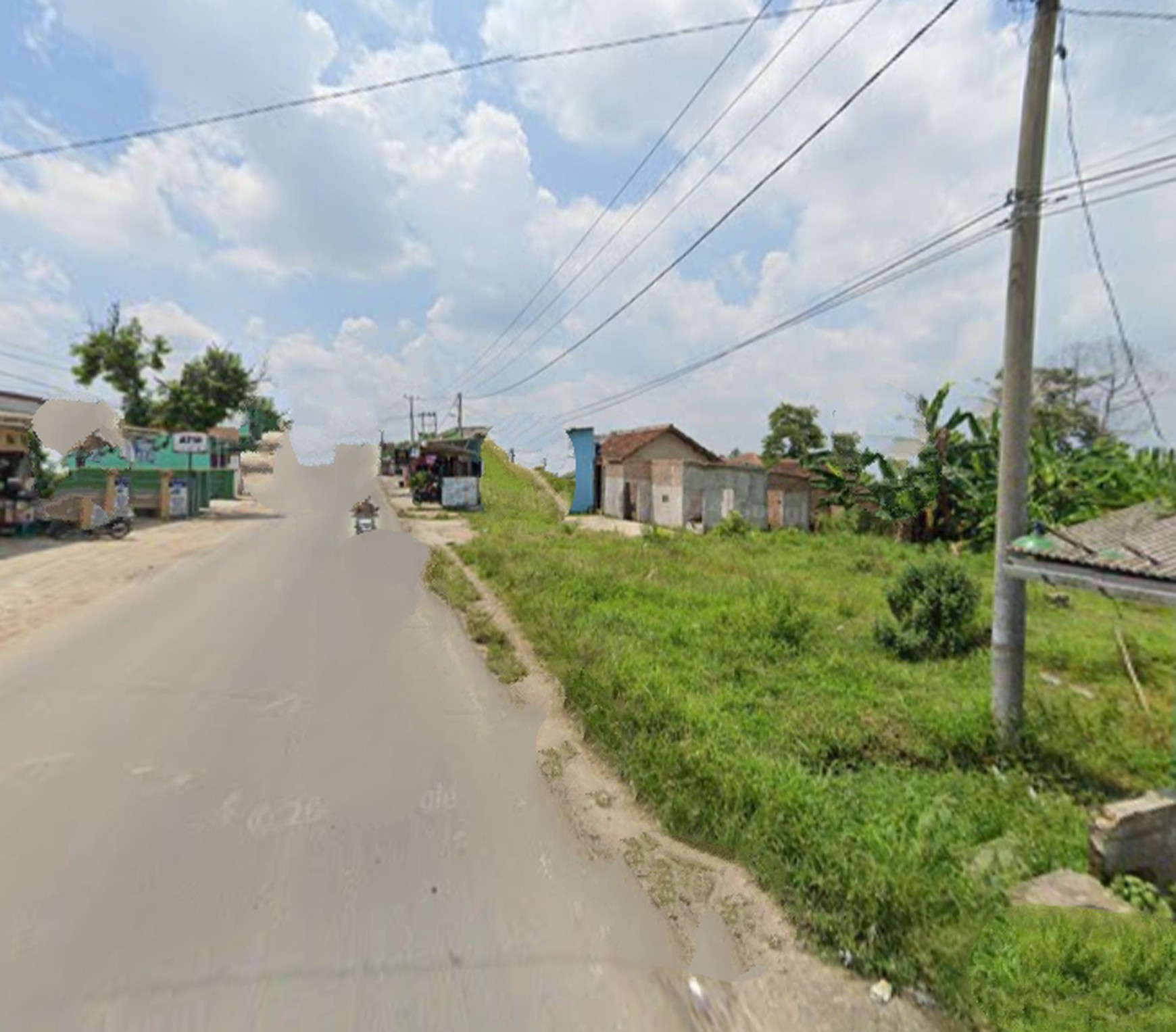 Tanah kosong deretan pasar Jatimulyo di pinggir jalan Pangeran Senopati Jatimulyo Jati Agung Lamsel