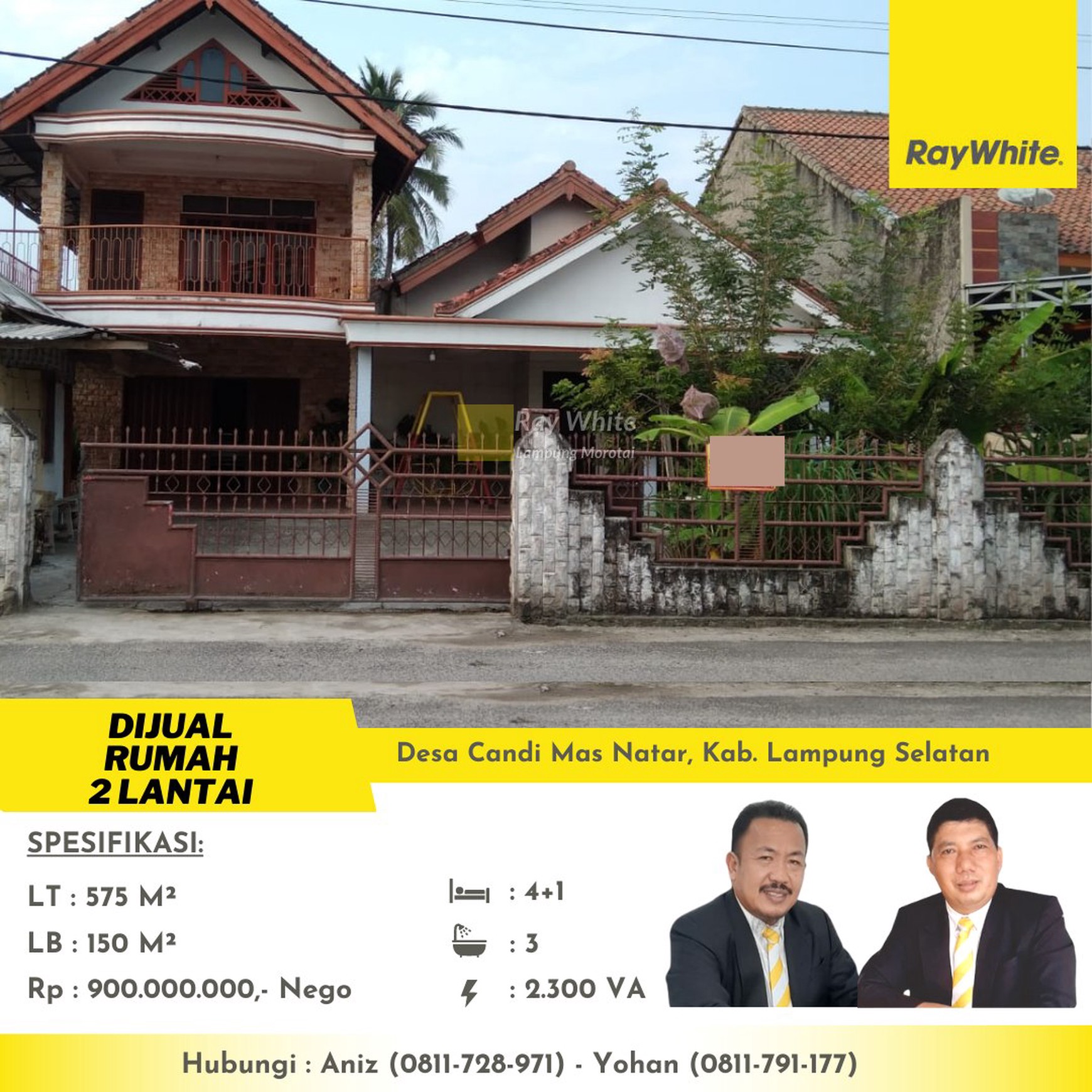 dijual rumah murah candi mas natar