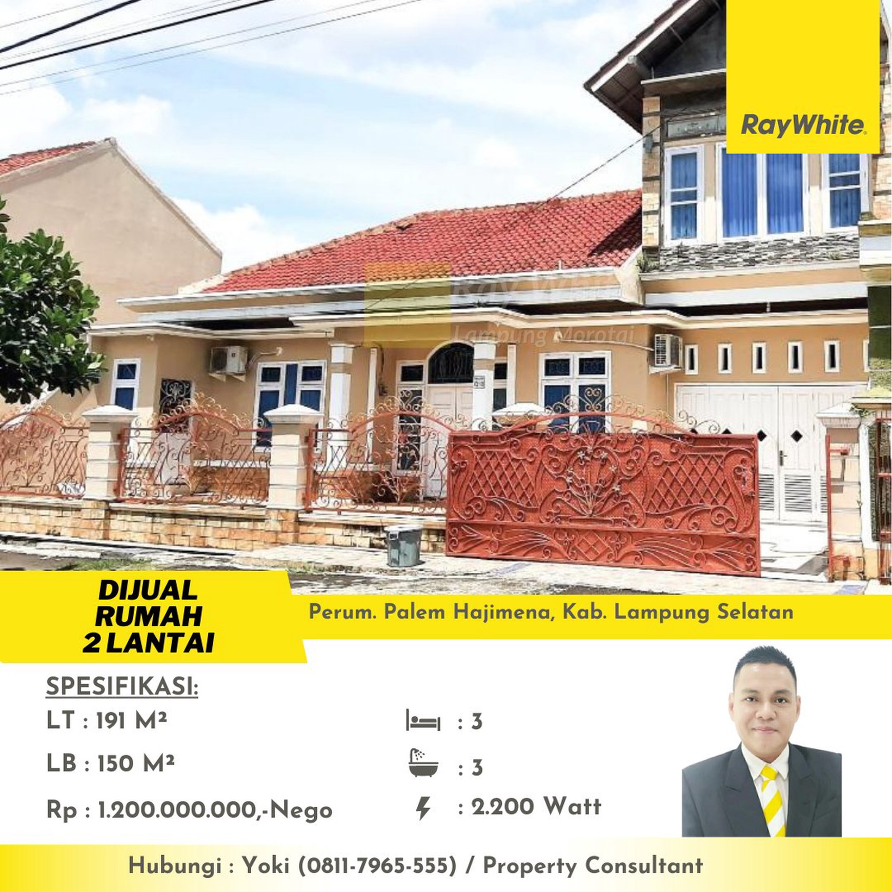 dijual rumah murah hajimena natar lampung selatan