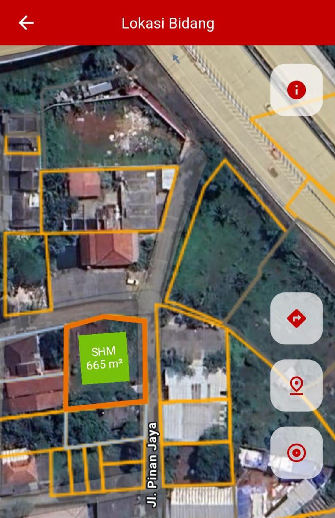 Kavling Siap Bangun Di Jl Akasia (Pinan Jaya) Pamulang Tangerang Selatan