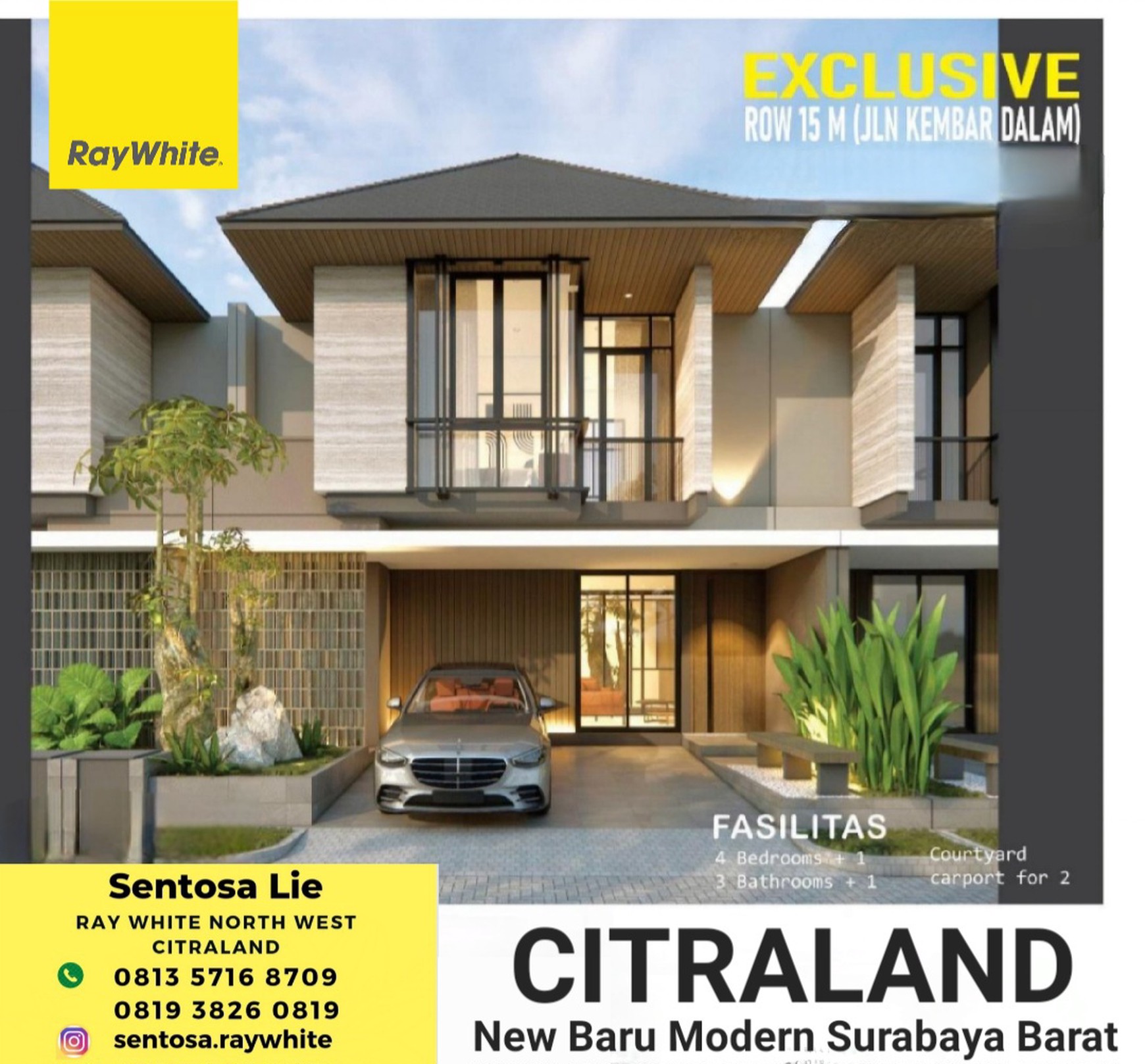 Dijual Rumah Baru Woodland Citraland - Raya Boulevard - New Modern Dekat Uc, Rs Ciputra, Hokky Buah