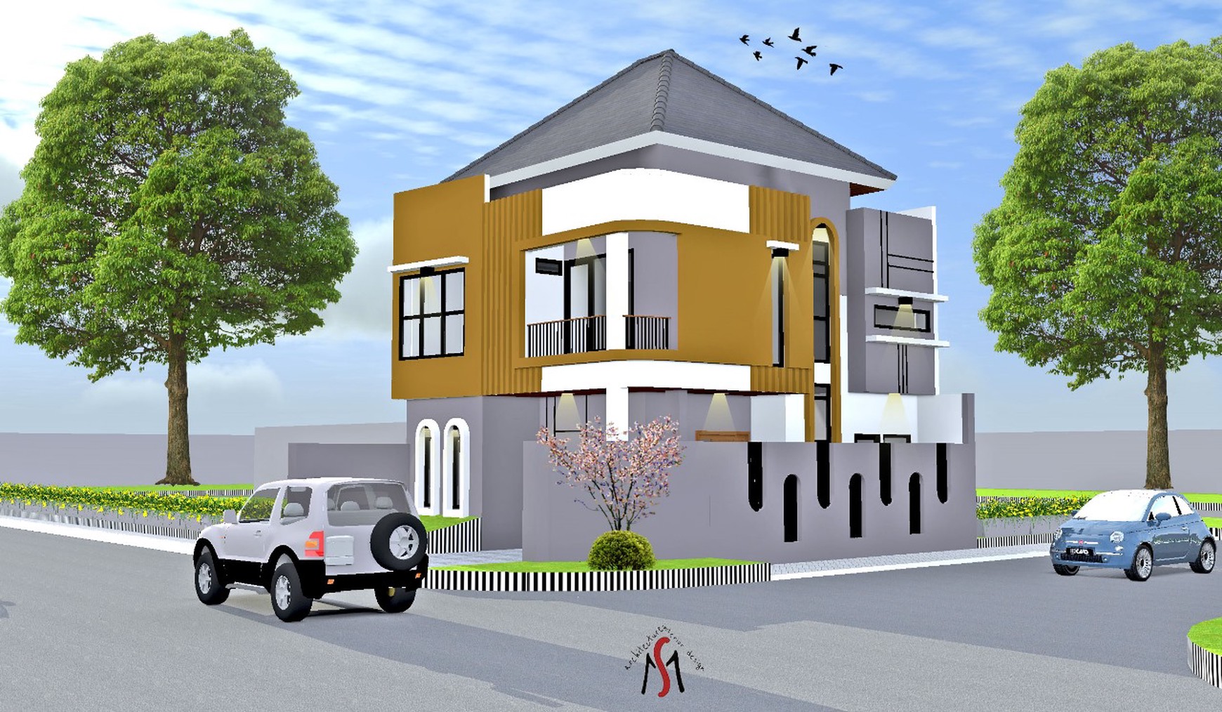 Rumah Baru,lokasi strategis,nyaman di Graha Raya