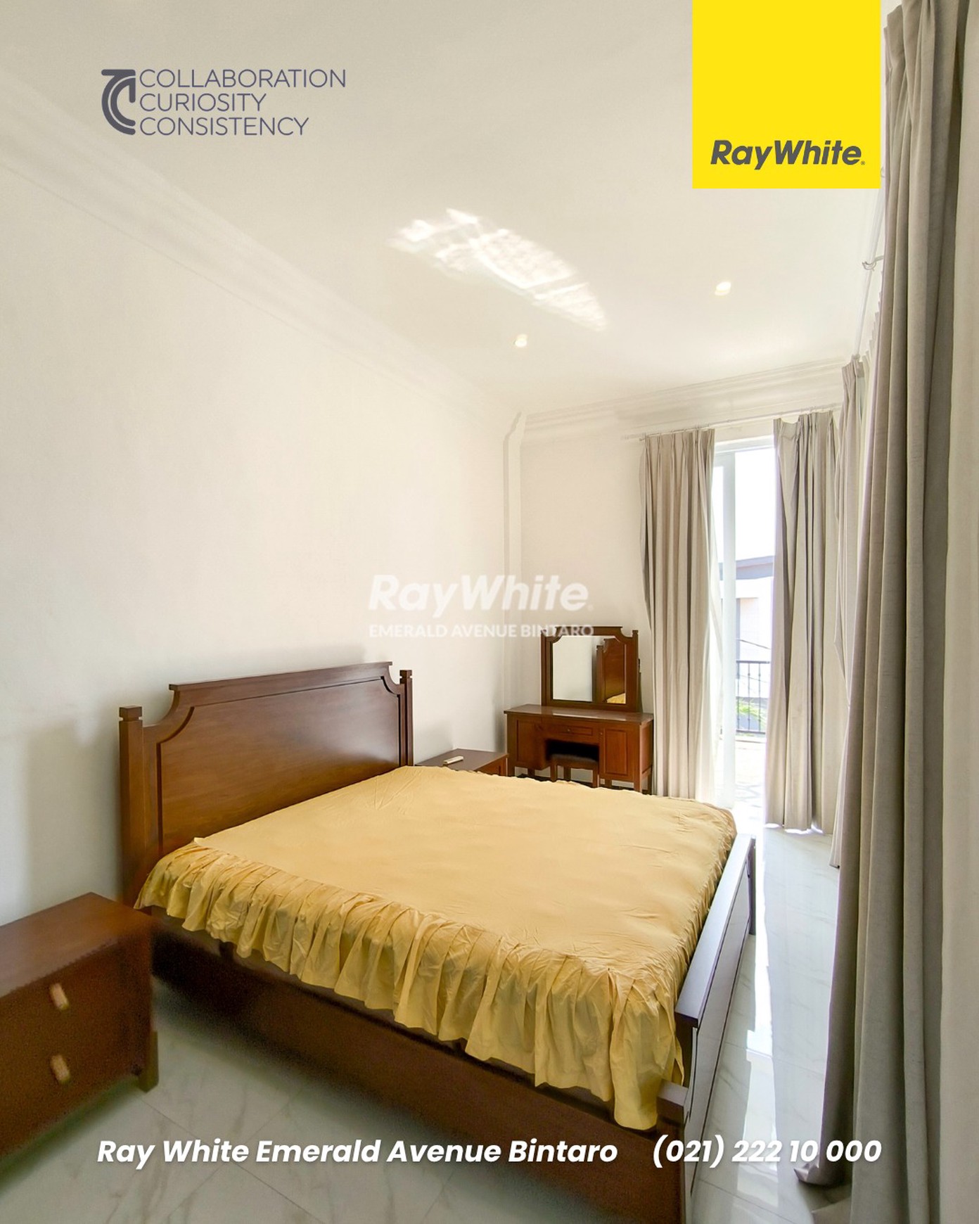 Rumah 2 lantai,jalan lebar,lokasi bagus di Graha Raya Bintaro