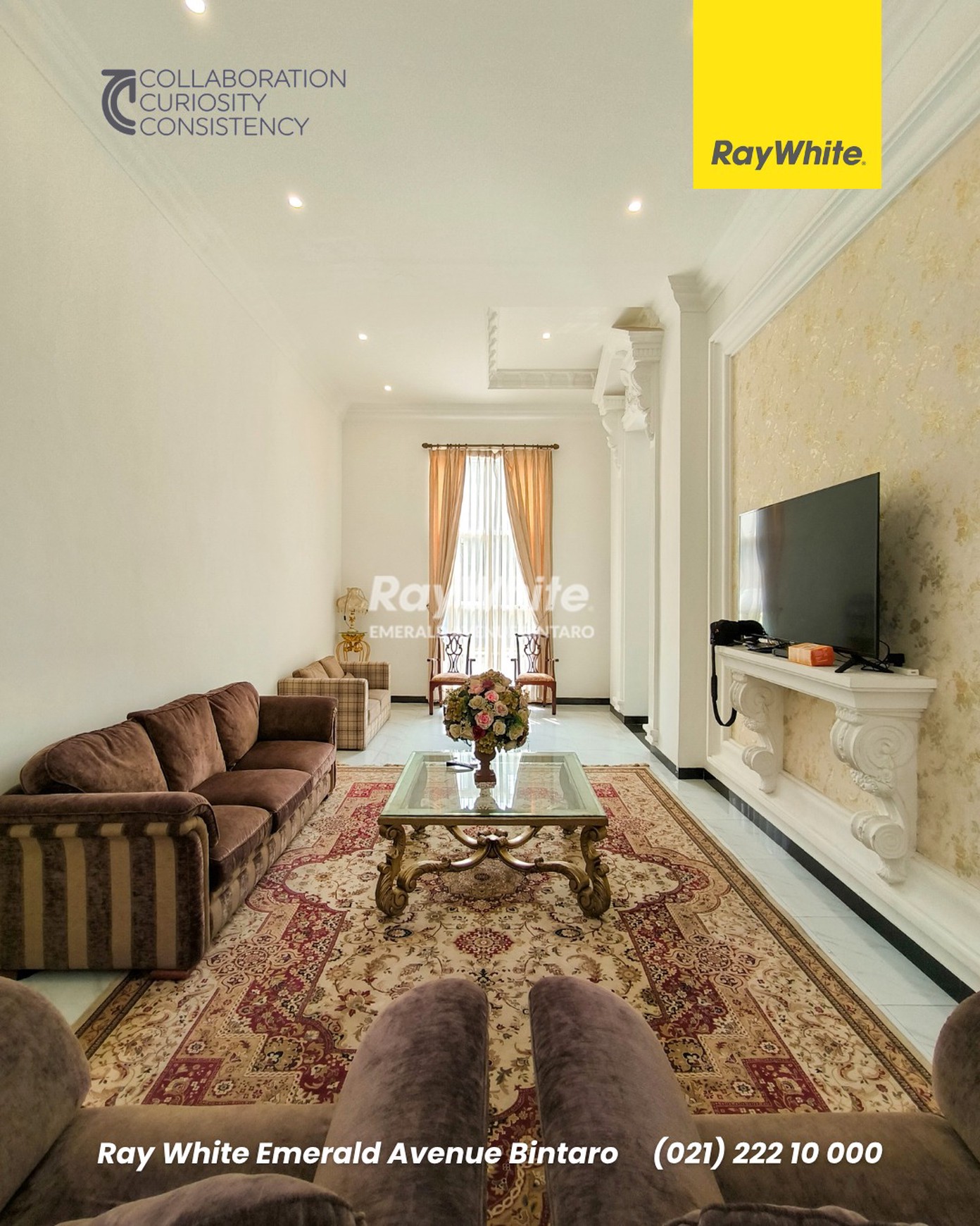 Rumah 2 lantai,jalan lebar,lokasi bagus di Graha Raya Bintaro