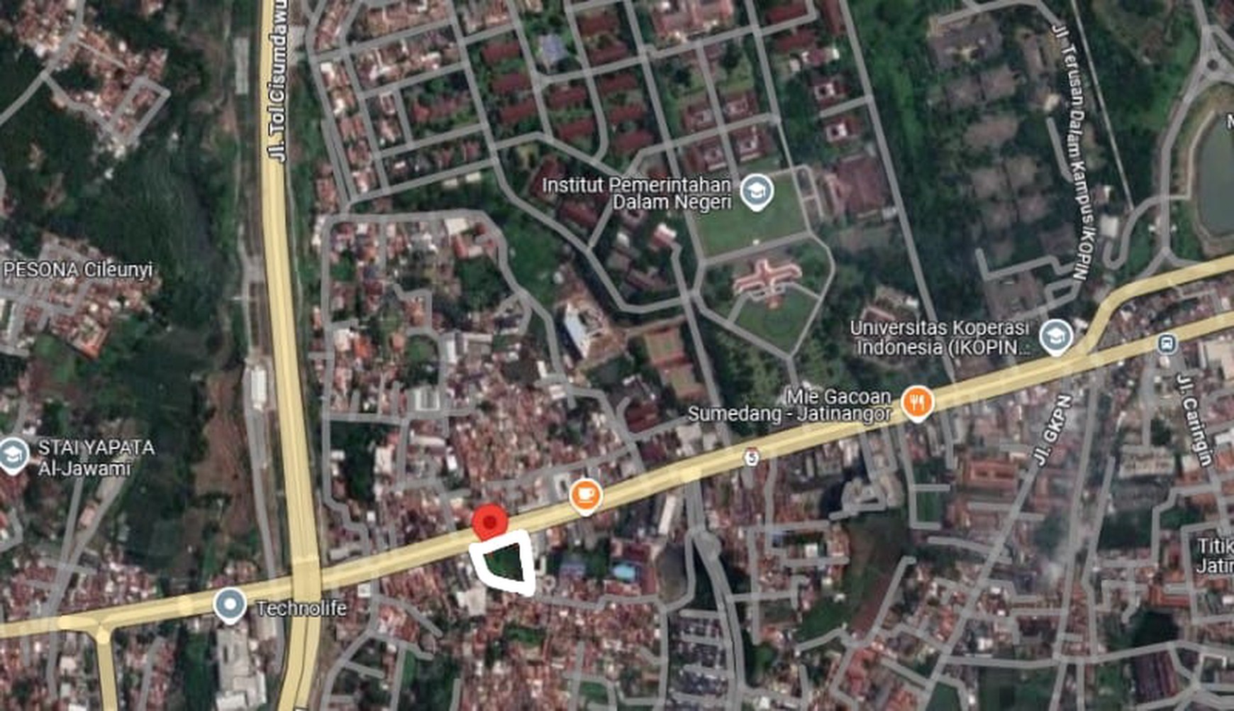 Dijual tanah Komersial strategis di jalan raya Jatinangor