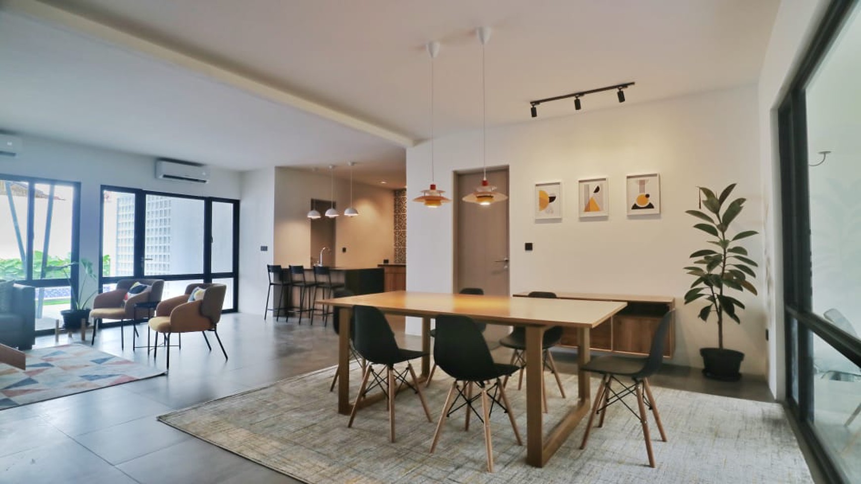 Cipete rumah luas tanah 350 konsep modern tropical