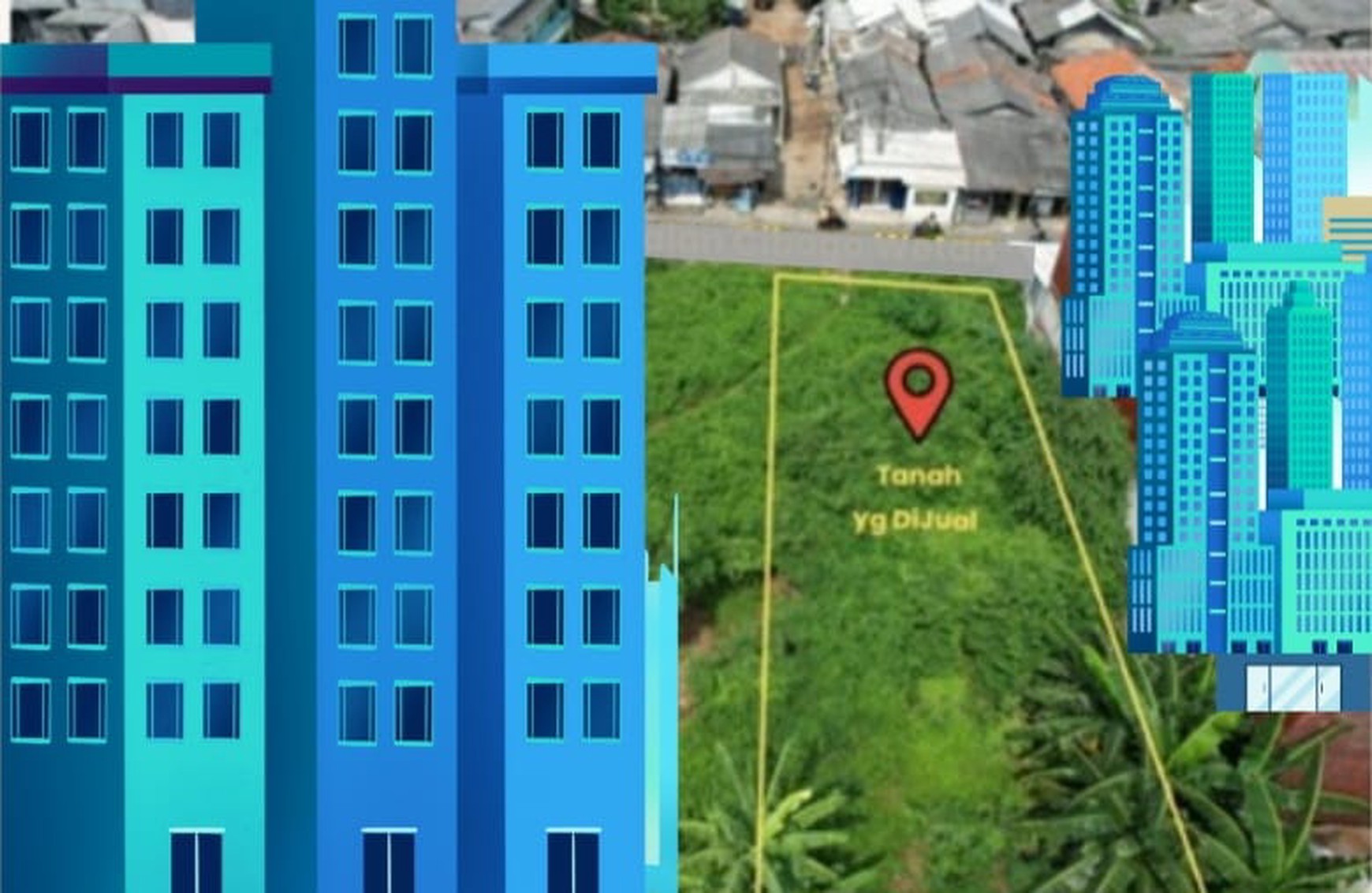 Kavling Komersil strategis di gading serpong, Kelapa Dua, di Tangerang