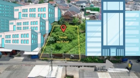Kavling Komersil strategis di  gading serpong, Kelapa Dua, di Tangerang