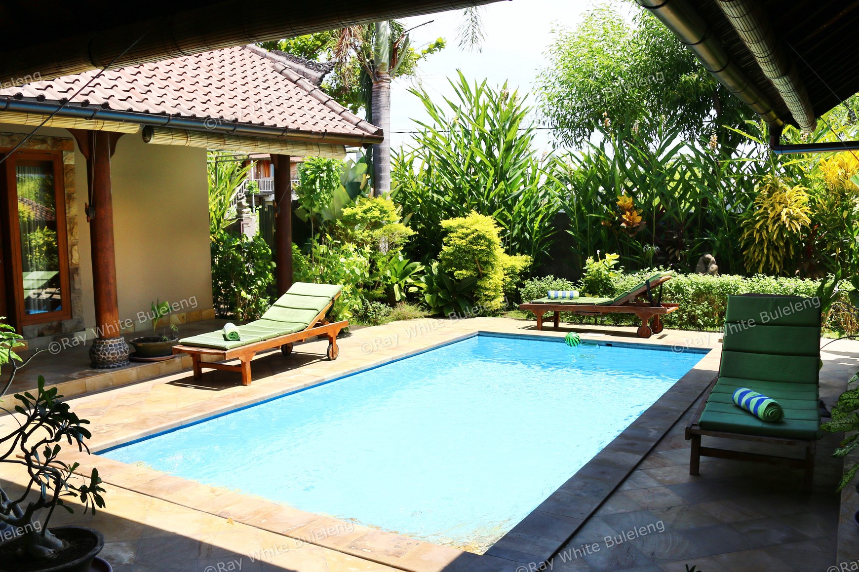 ABSOLUTE BEACHFRONT VILLA COMPLEX IN LOVINA