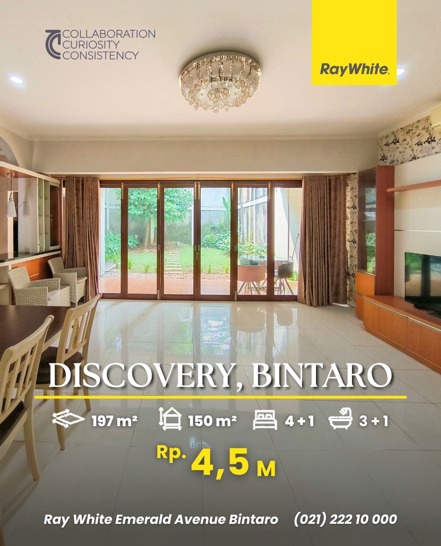 Rumah Siap Huni,keamanan 24 Jam di Bintaro 7