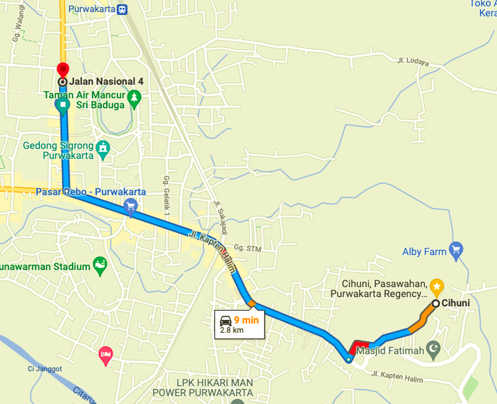 SEBIDANG TANAH DI CIHUNI, PURWAKARTA