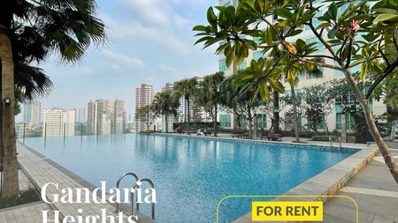 Disewakan Apartment Gandaria Heights Tower A 3BR, Jakarta Selatan