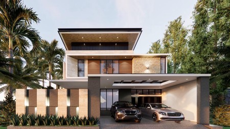 Rumah Mewah Brand NEW Modern Design di Radio Dalam Jakarta Selatan