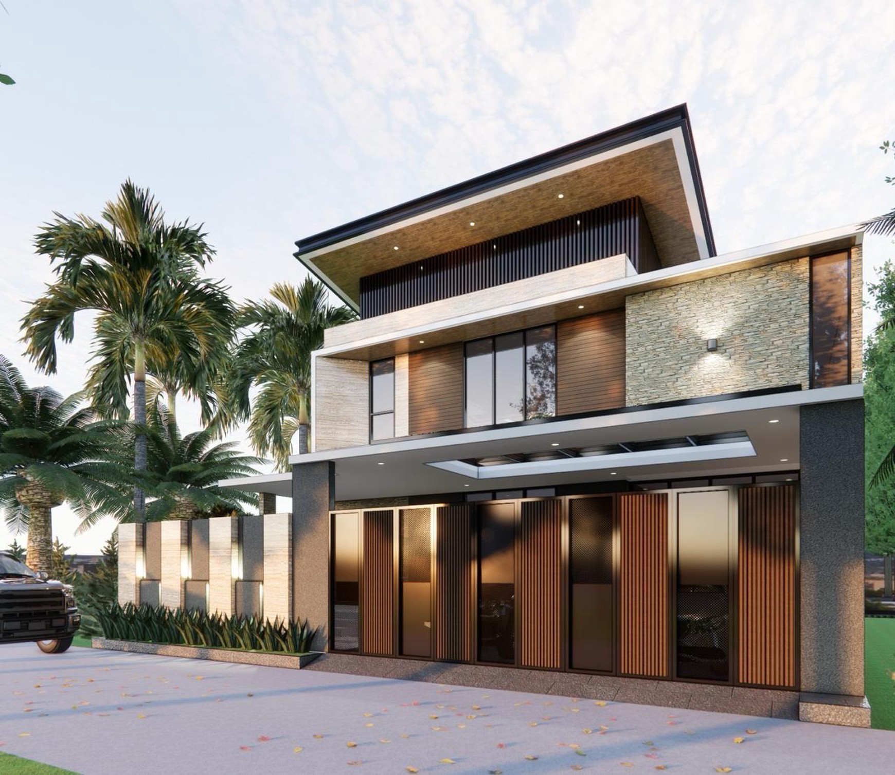 Rumah Mewah Brand NEW Modern Design di Radio Dalam Jakarta Selatan