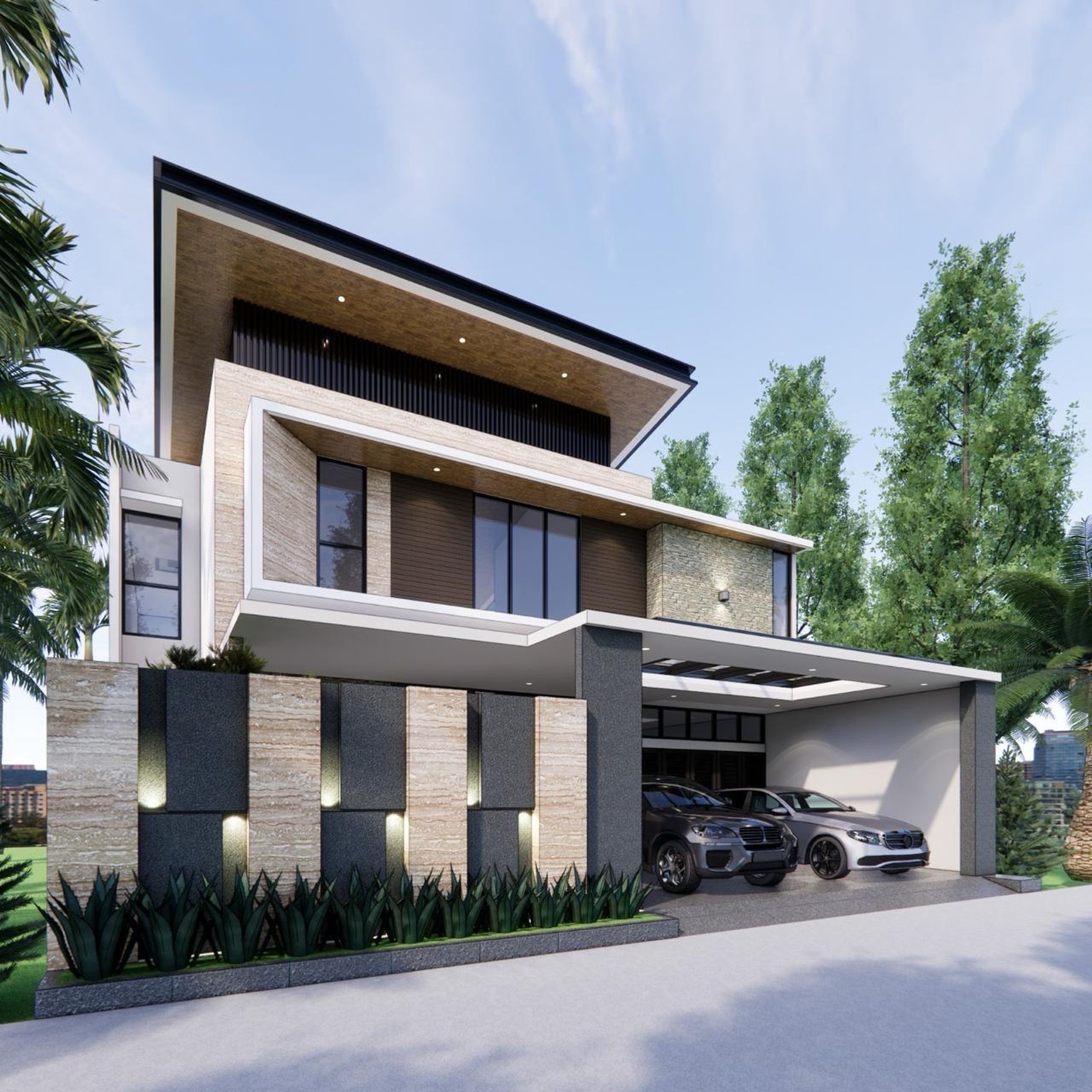 Rumah Mewah Brand NEW Modern Design di Radio Dalam Jakarta Selatan
