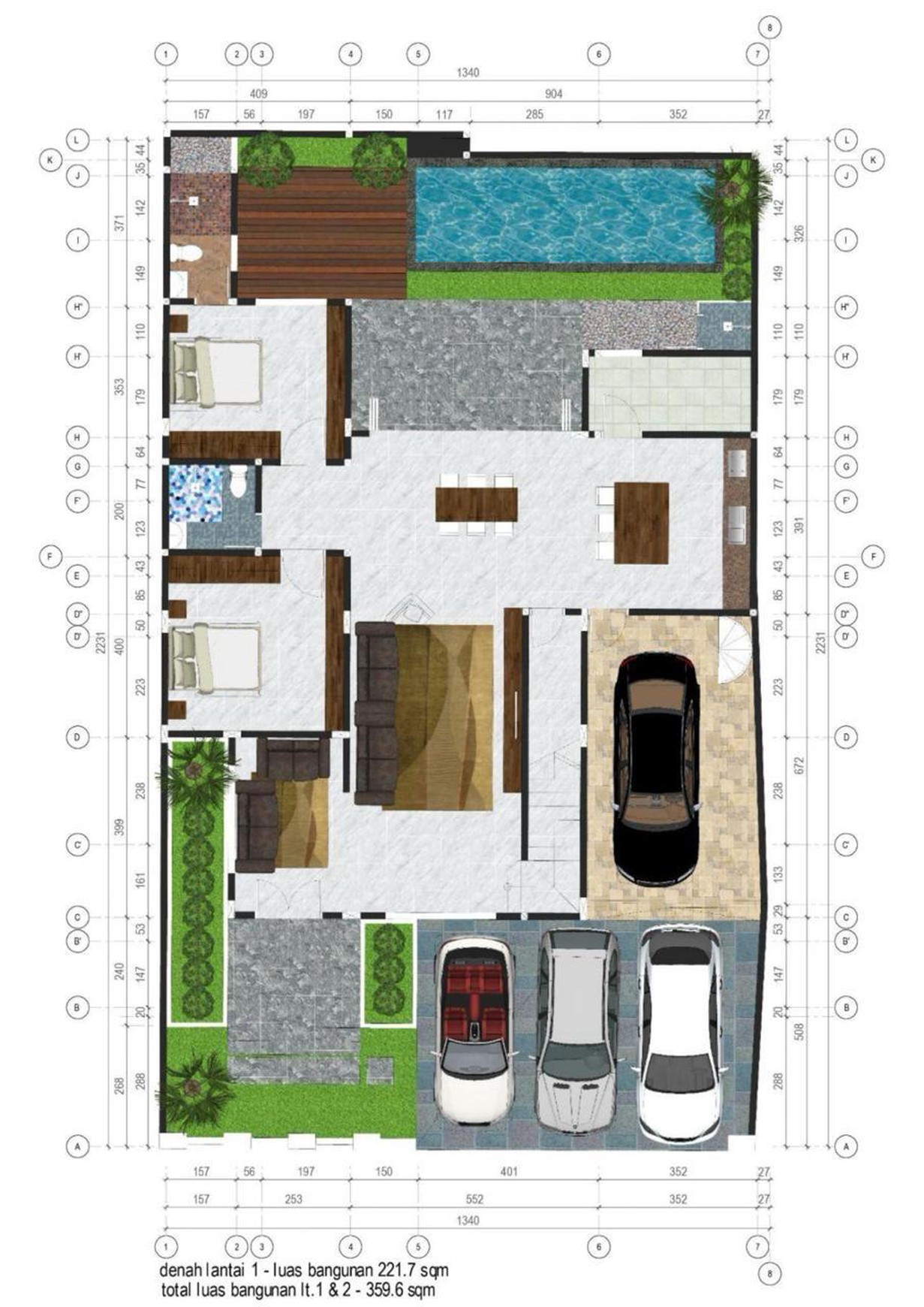 Rumah Mewah Brand NEW Modern Design di Radio Dalam Jakarta Selatan