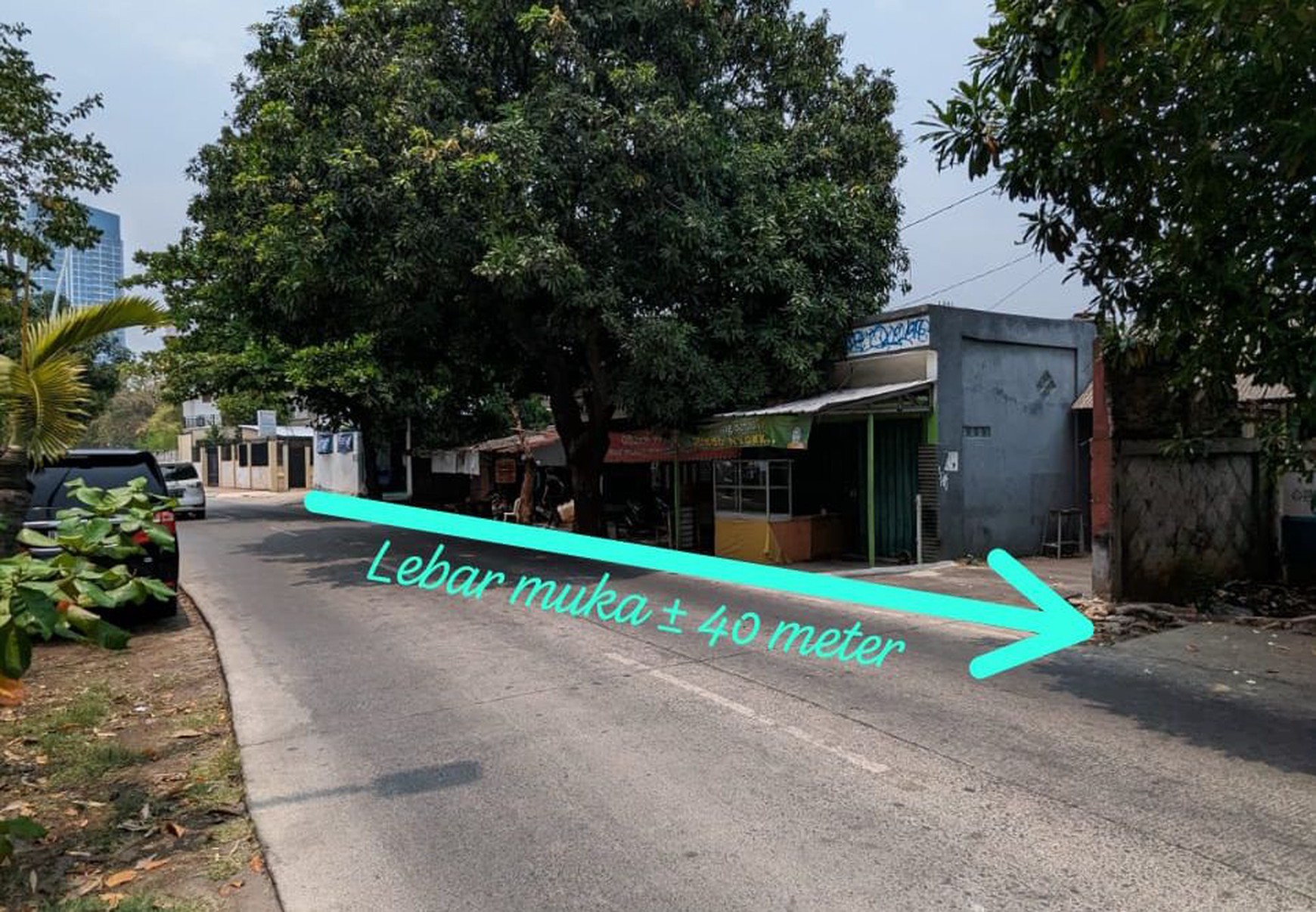 Kavling/Tanah Letak Hook di Kebon Jeruk Jakarta Barat