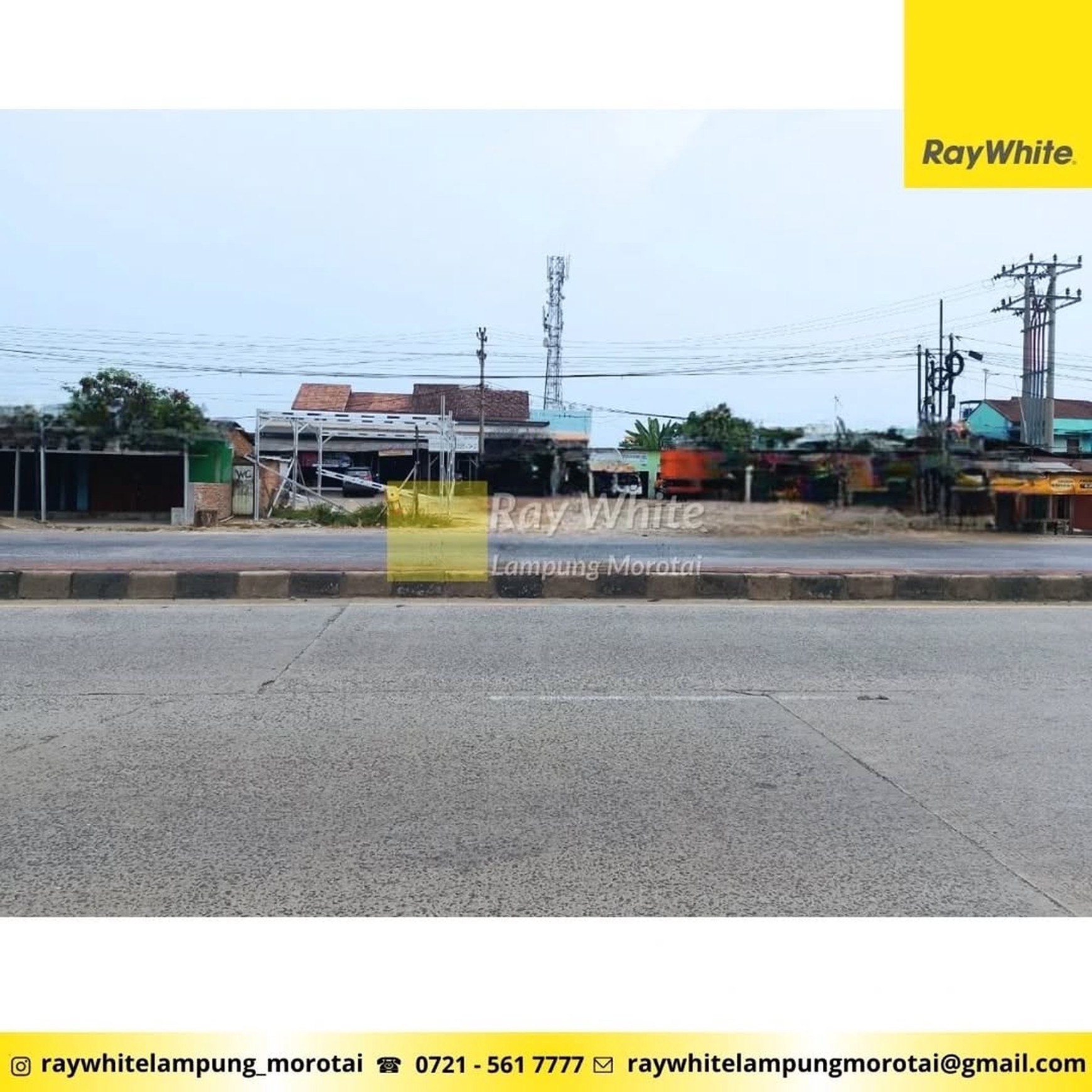 Dijual Tanah Luas hampir 1000 di Bypass Soekarno Hatta Bandar Lampung