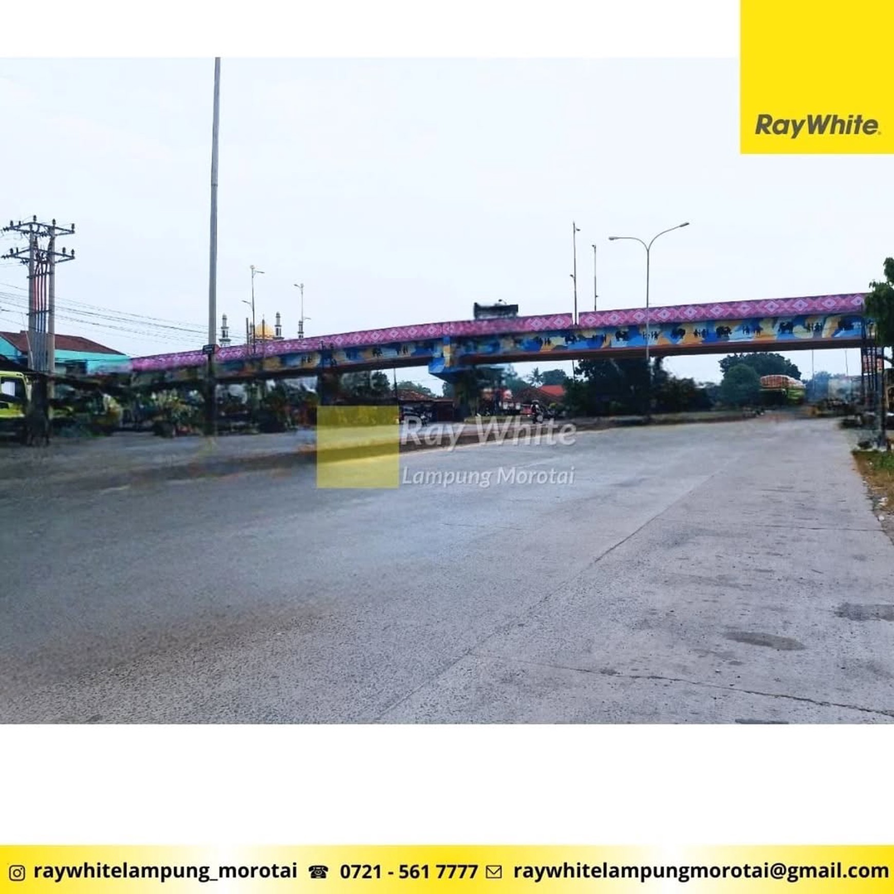 Dijual Tanah Luas hampir 1000 di Bypass Soekarno Hatta Bandar Lampung