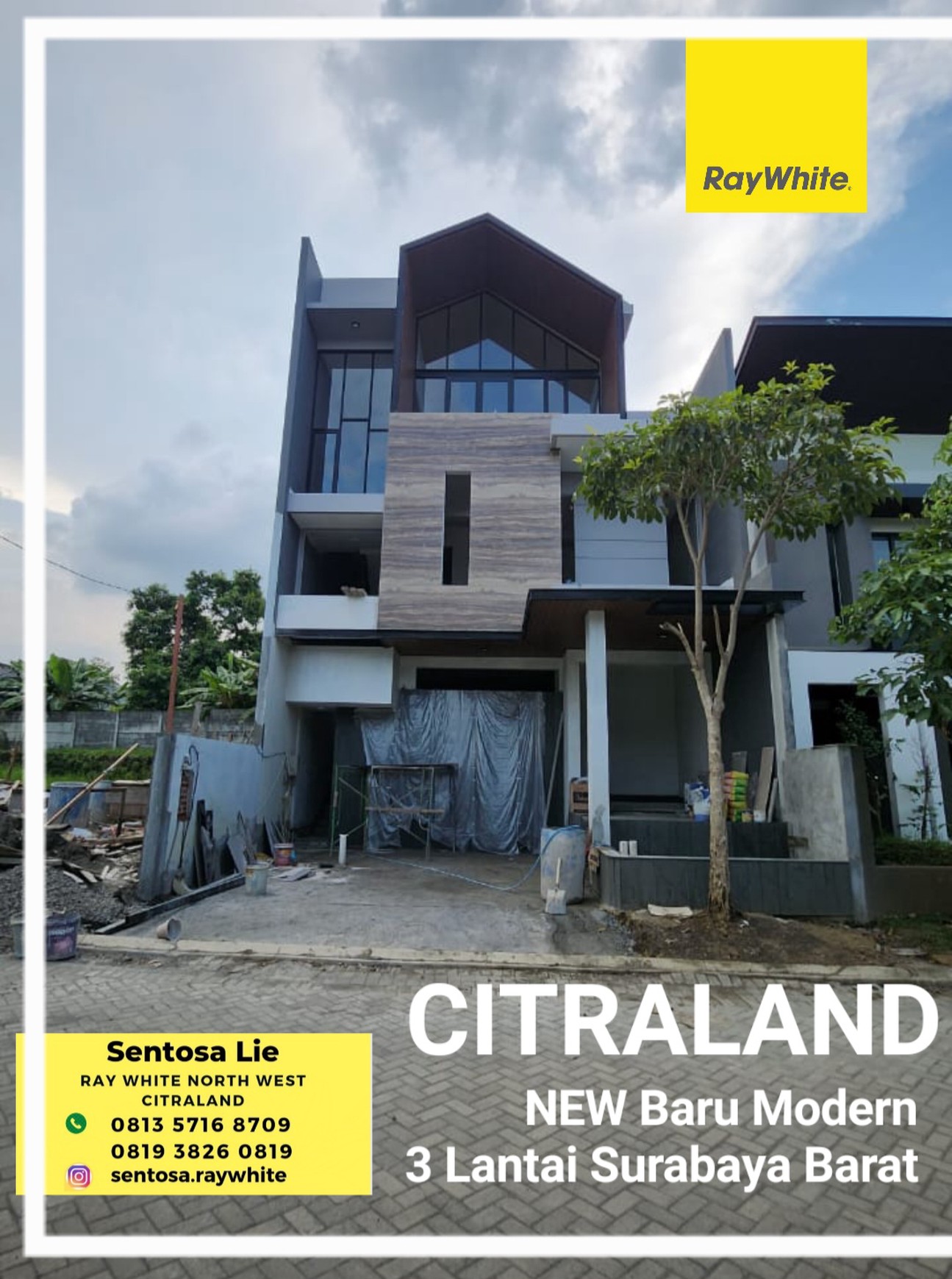 Rumah Baru Woodland Citraland New Attic Rooftop Modern Dekat Uc, Pasar Modern, Ciputra Hospital