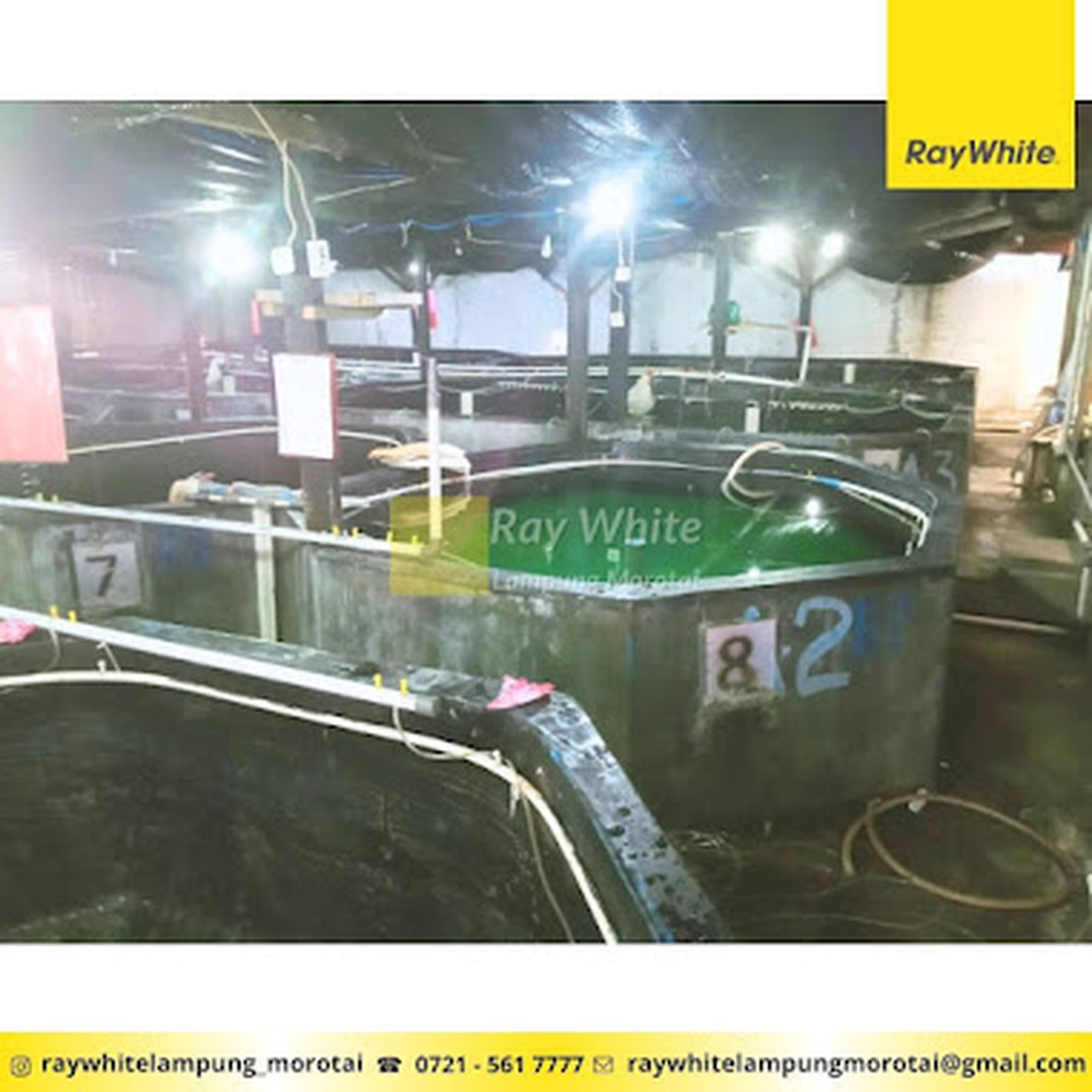 TANAH BONUS Bangunan dan Kolam EX. HATCHERY