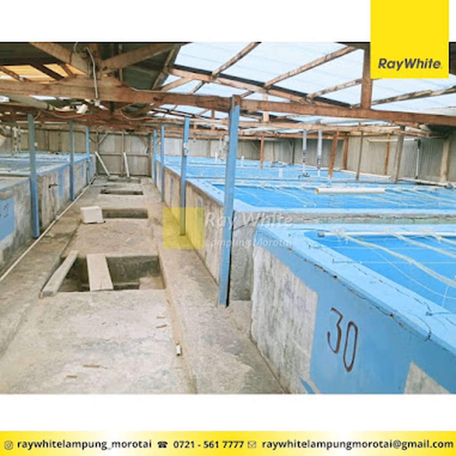TANAH BONUS Bangunan dan Kolam EX. HATCHERY