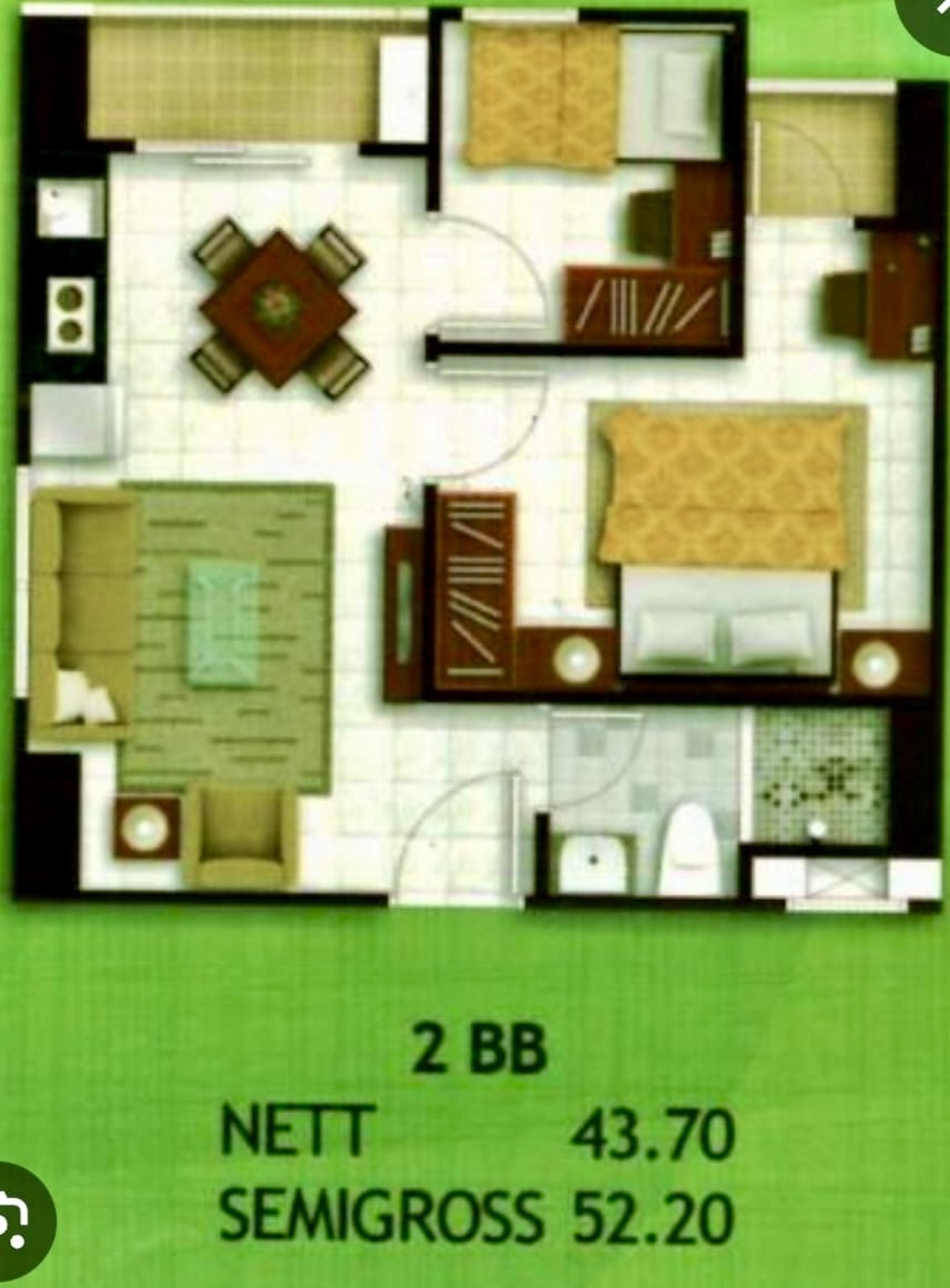 For Sale Madison Park Apartment, Tower Mahagoni @ Central Park