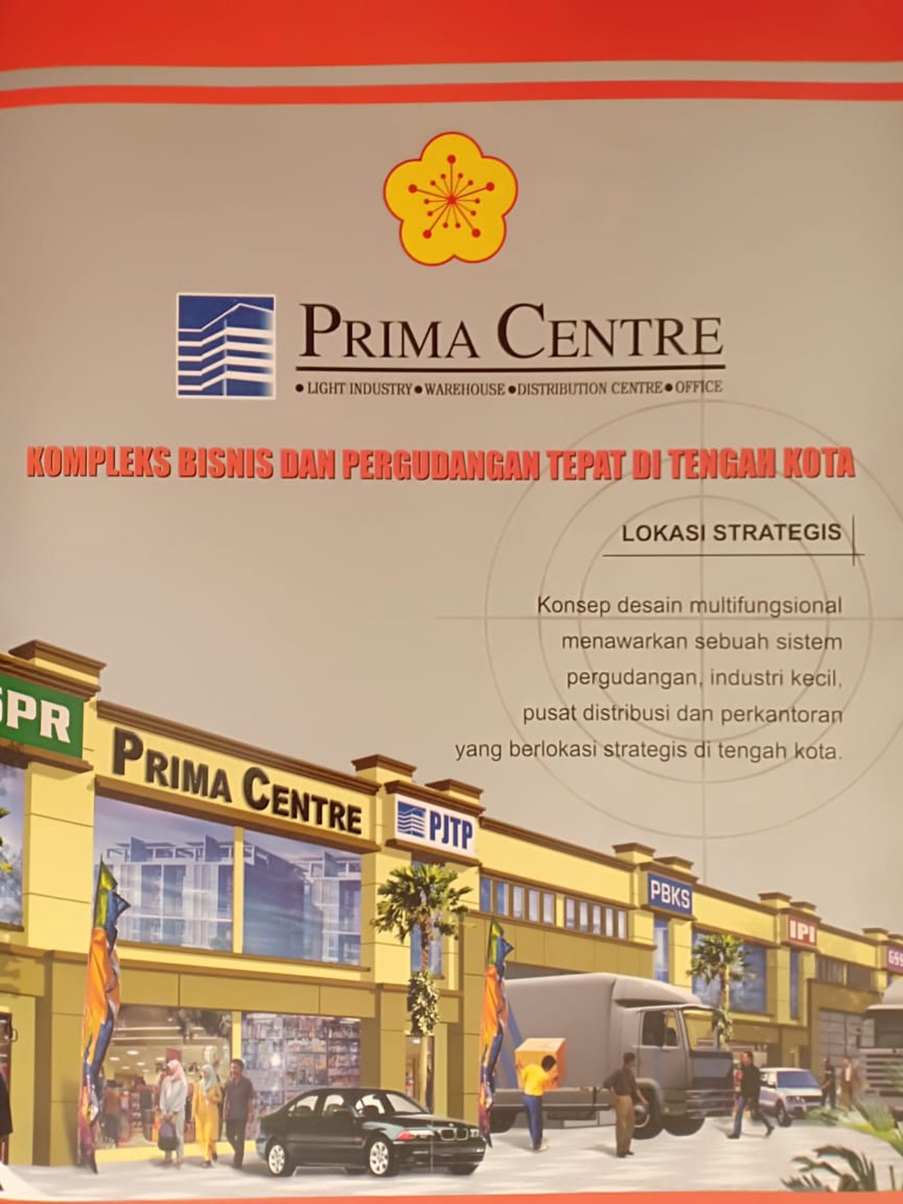 Disewa Gudang di Pergudangan Prima Centre Pesing Pogglar, Jakarta Barat