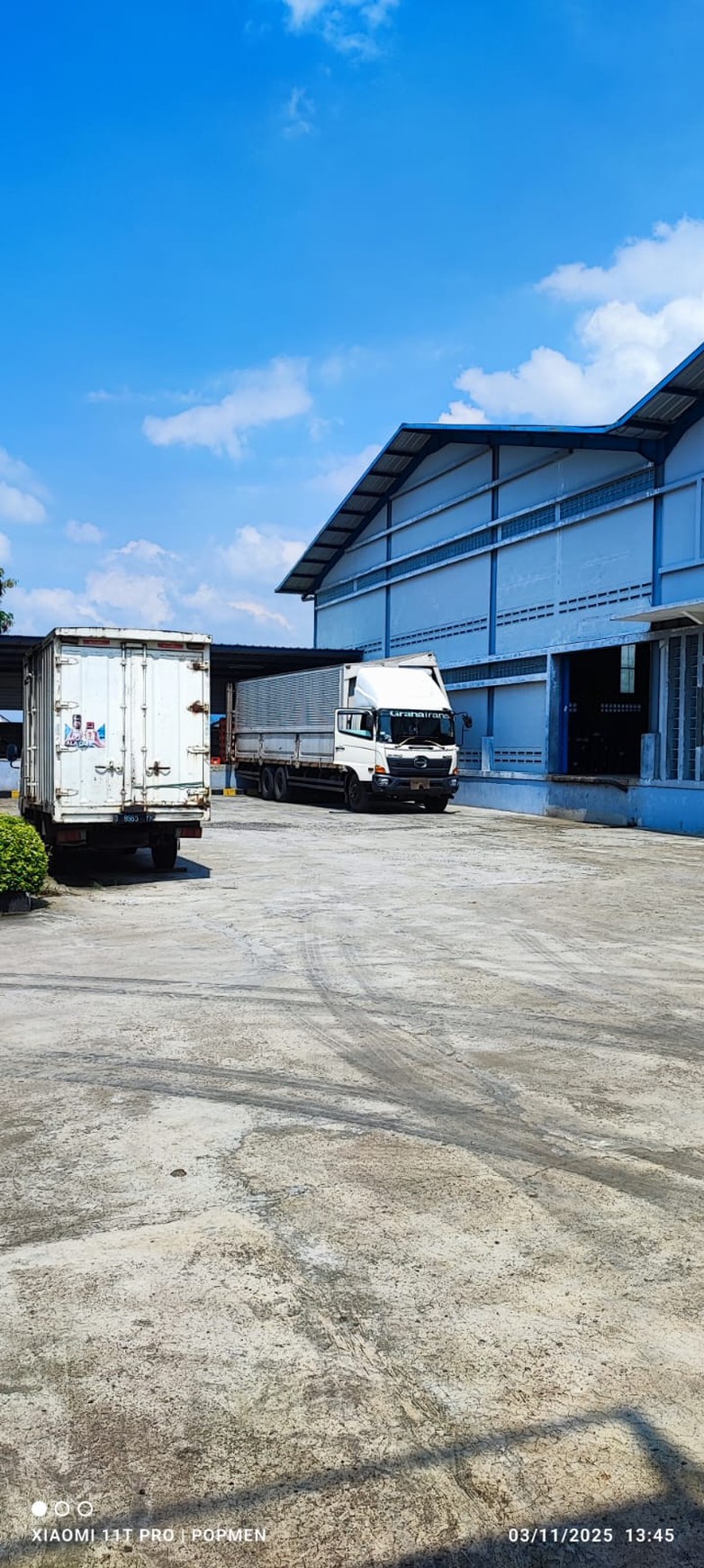 Disewakan Gudang 3.024 Meter Persegi di Jatiwangi Majalengka Jawa Barat