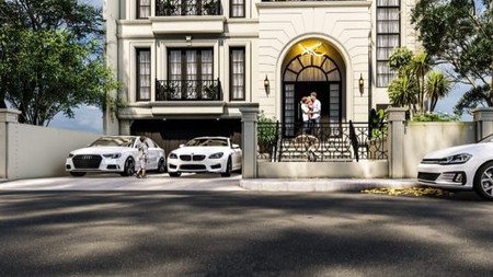 Brand New House American Classic Kebayoran Baru