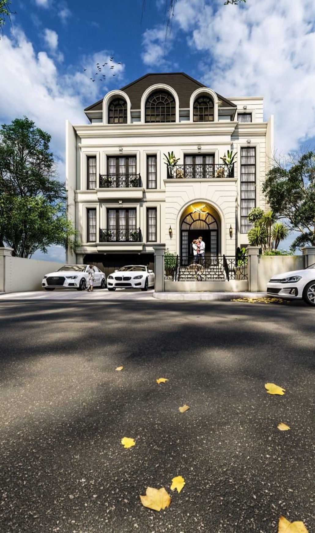 Brand New House American Classic Kebayoran Baru