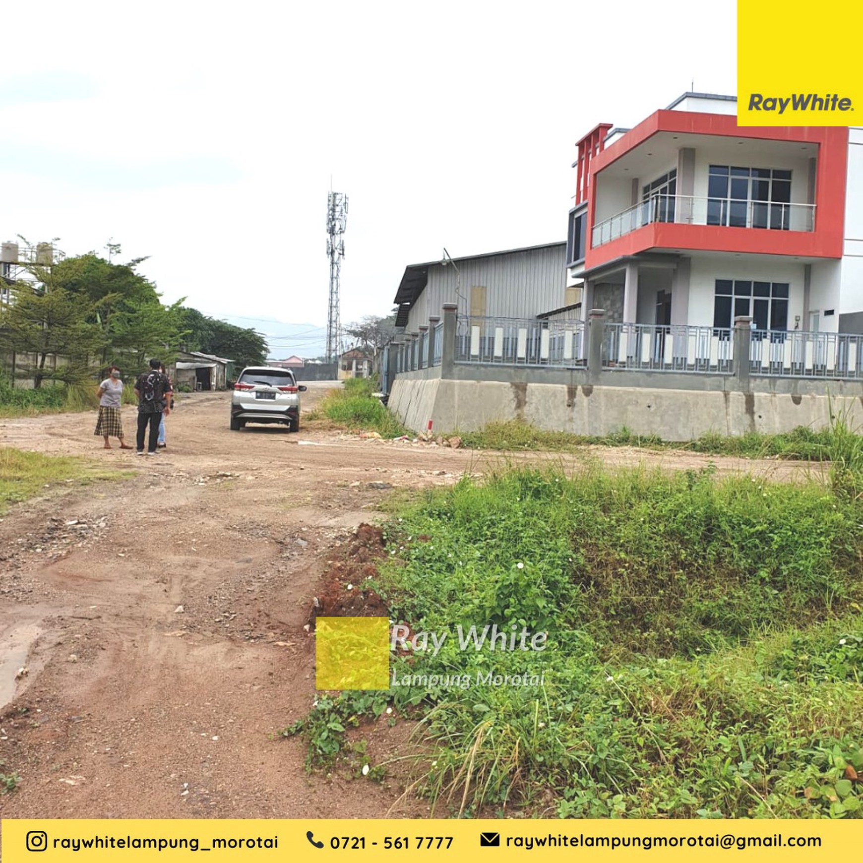 Dijual tanah untuk gudang lokasi panjang bandar lampung bonus rumah tinggal kemiling