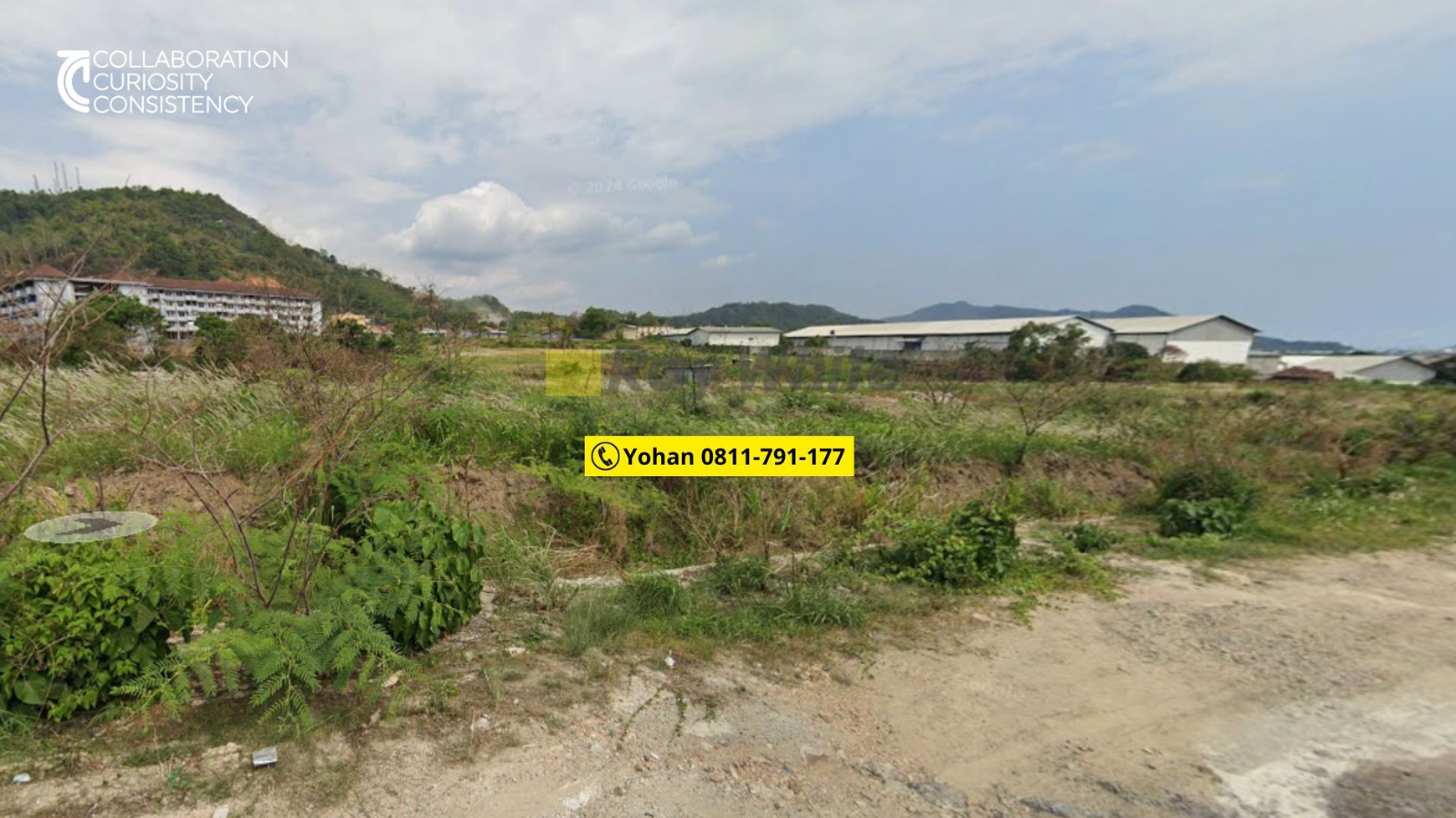 Dijual tanah untuk gudang lokasi panjang bandar lampung bonus rumah tinggal kemiling