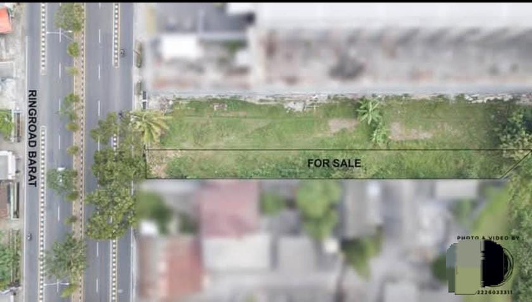 Tanah 539 Meter Persegi Di RIngroad Barat, Cocok Untuk Usaha, Gudang