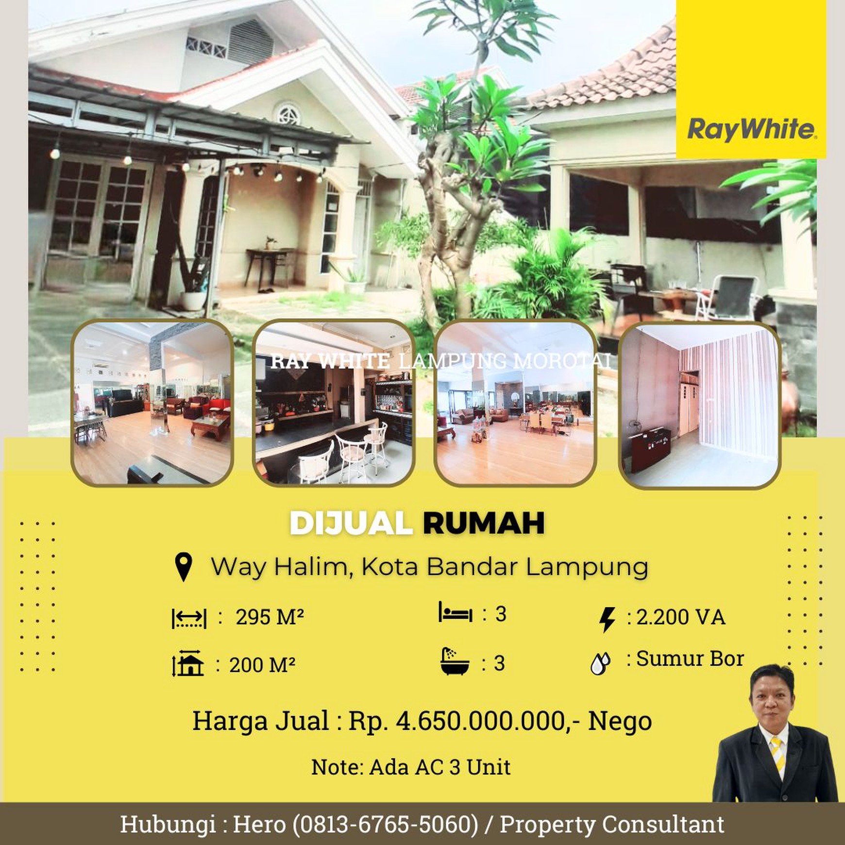 DIJUAL RUMAH DI PUSAT KOTA WAY HALIM