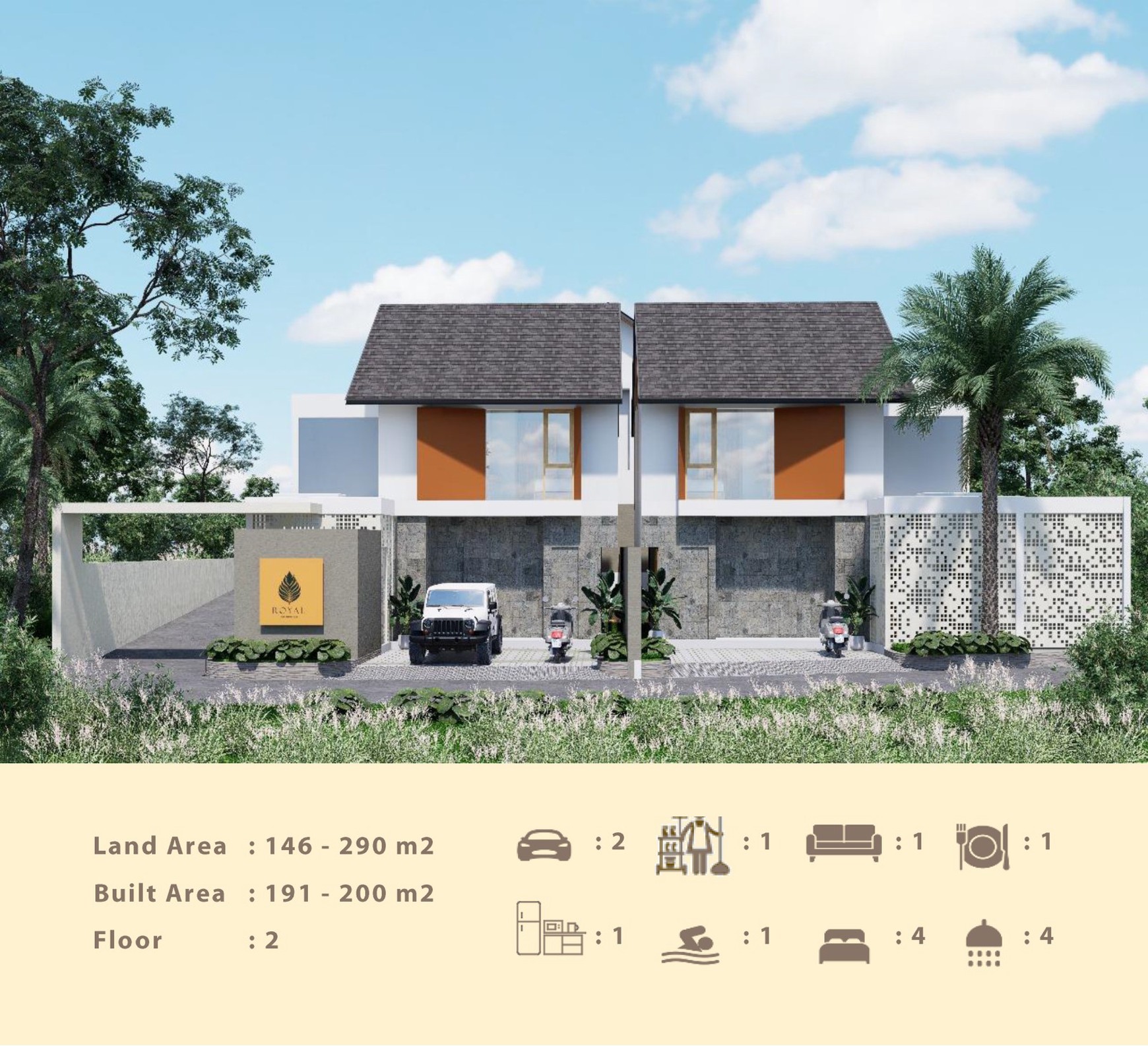 Stunning 4-Bedroom Villa for Sale in Sanur Badung