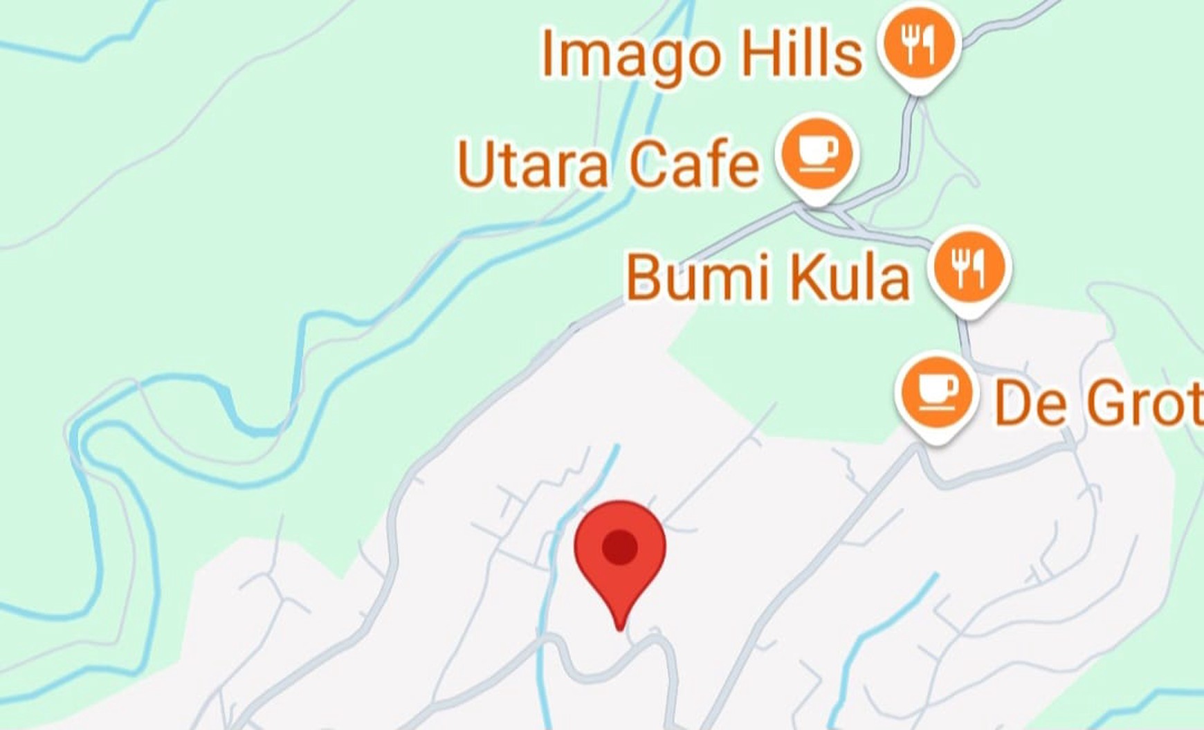 Kavling strategis, harga murah di Ciburial , Cimenyan, Kabupaten Bandung, Jawa Barat.