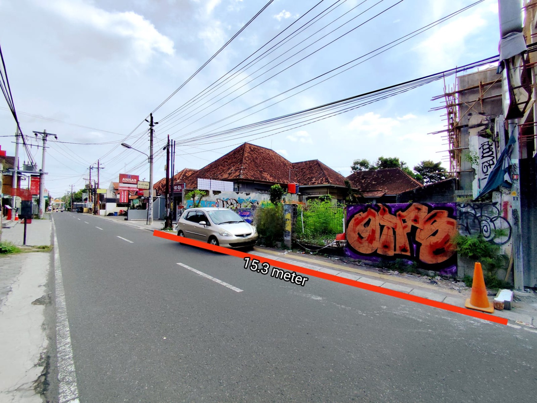 Tanah Bonus Bangunan Lokasi Strategis Dijalan Prawirotaman Brontokusuman Mergangsan Yogyakarta