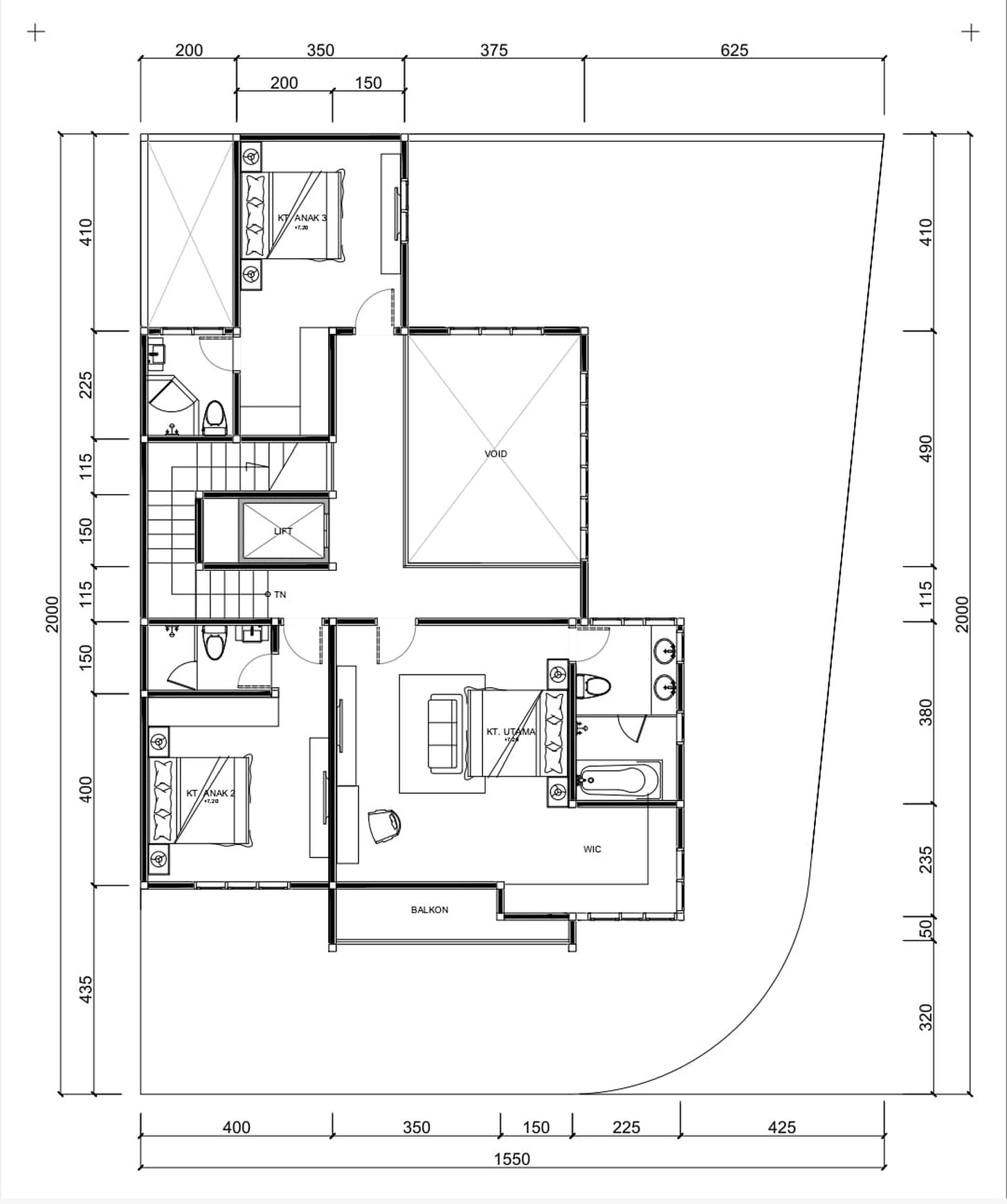 Rumah Mewah Depan Taman Delatinos BSD city 