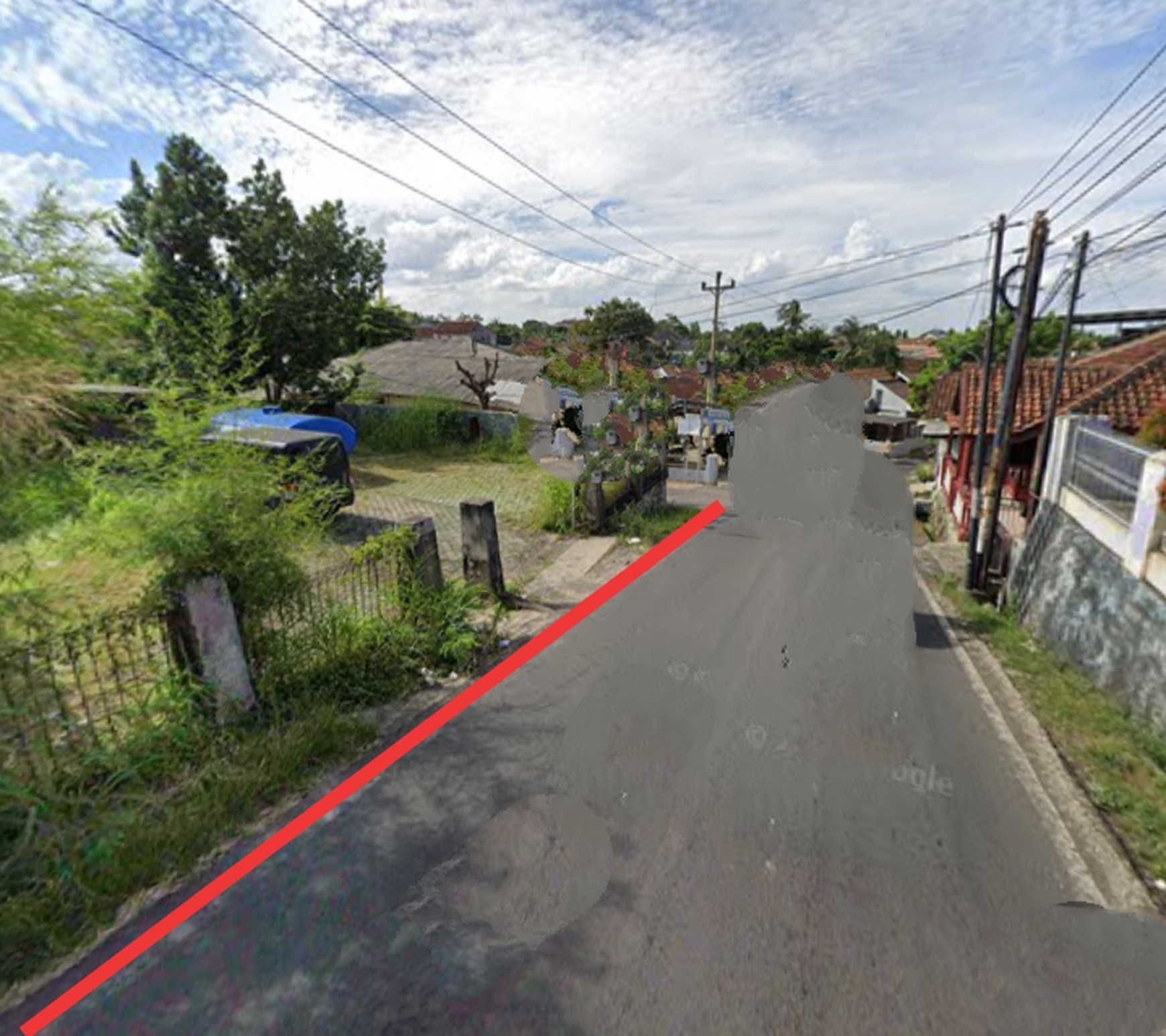 Tanah kosong bonus banguan Jl. Mangku Bumi Segalamider Tanjung Karang Barat, Bandar Lampung (Lampung)