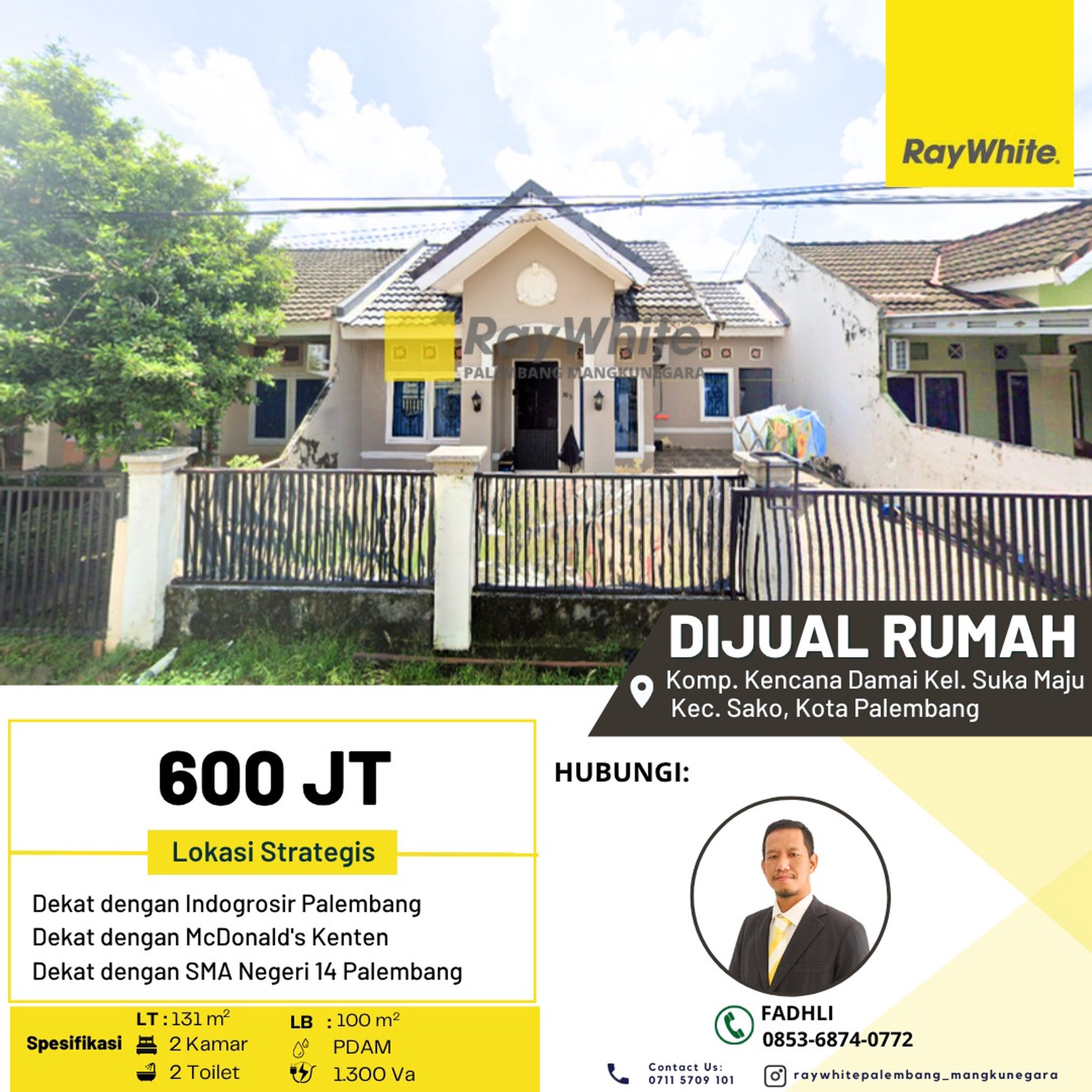 Dijual Rumah di Komplek Kencana Damai